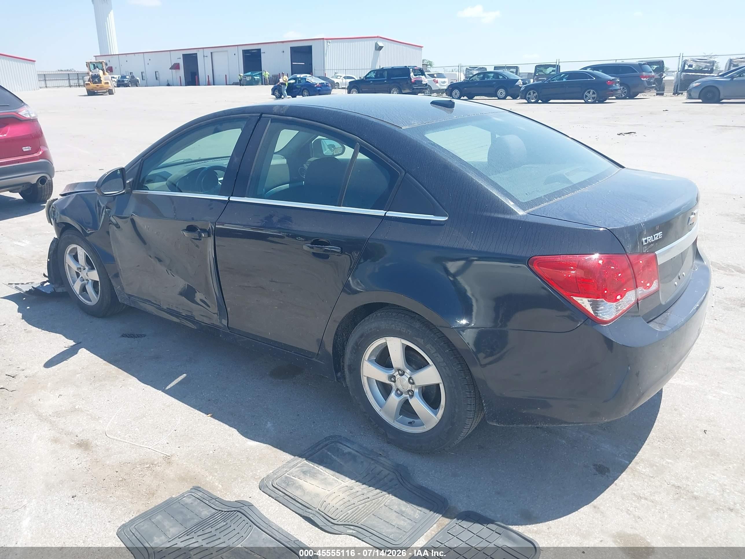 2013 Chevrolet Cruze 1lt Auto Черный vin: 1G1PC5SBXD7253477