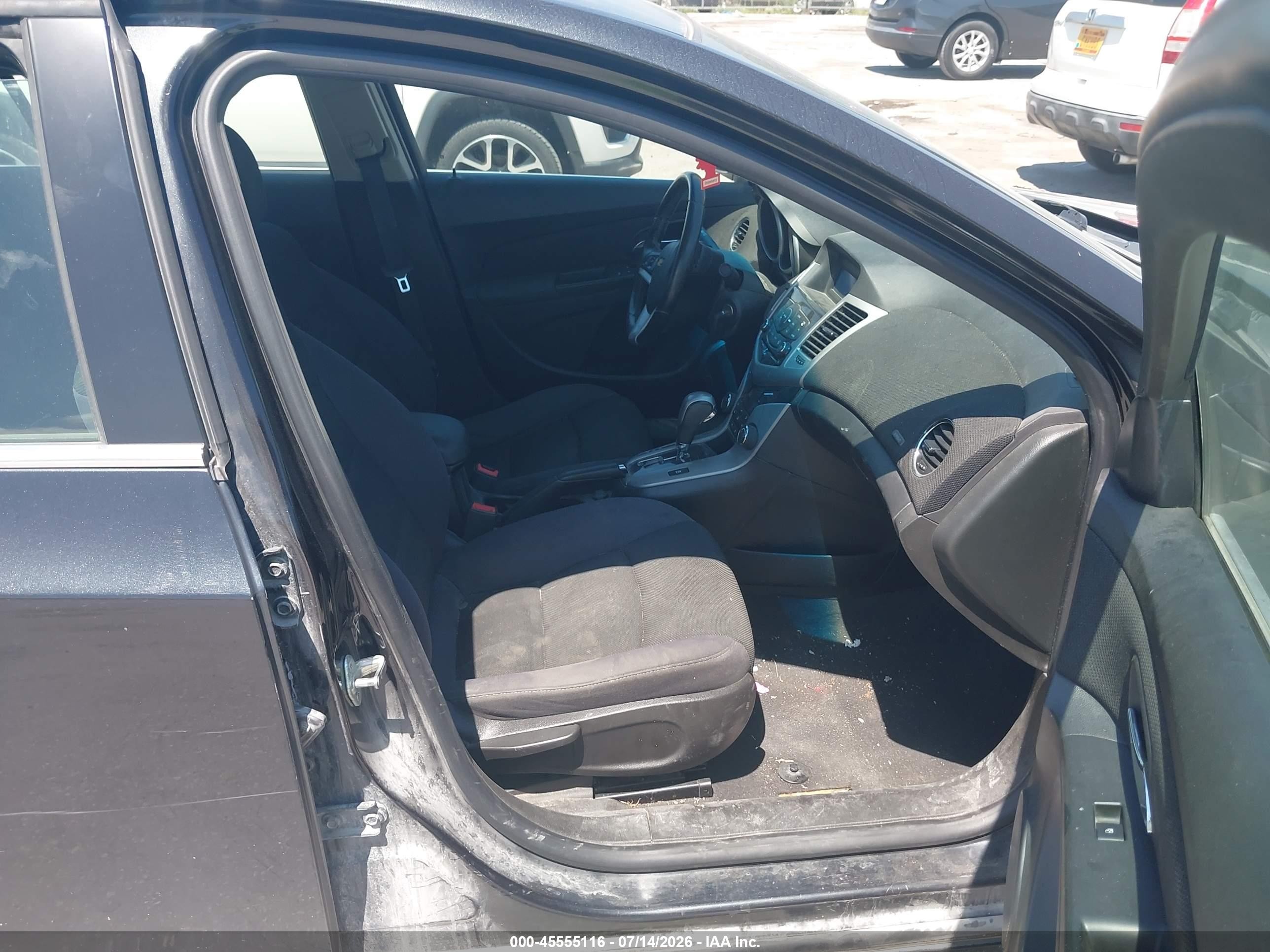 2013 Chevrolet Cruze 1lt Auto Черный vin: 1G1PC5SBXD7253477