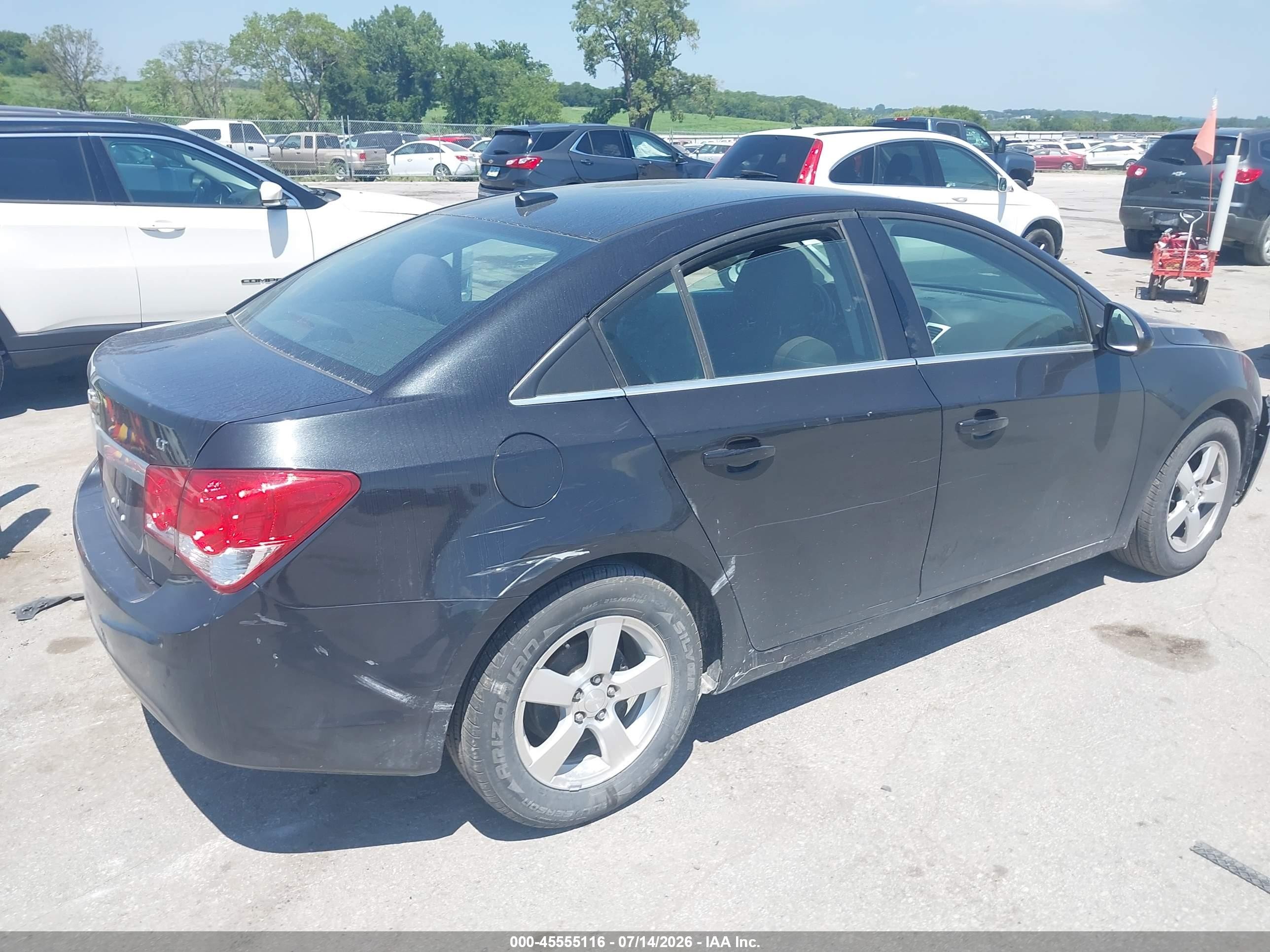 2013 Chevrolet Cruze 1lt Auto Черный vin: 1G1PC5SBXD7253477