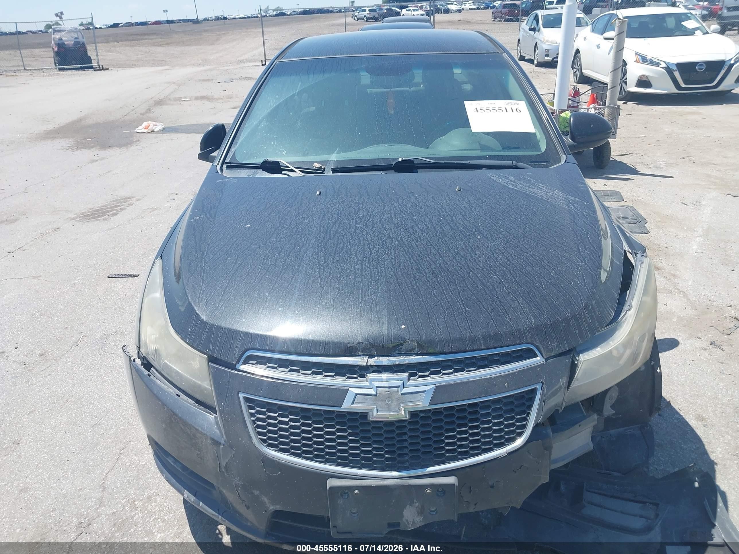 2013 Chevrolet Cruze 1lt Auto Черный vin: 1G1PC5SBXD7253477