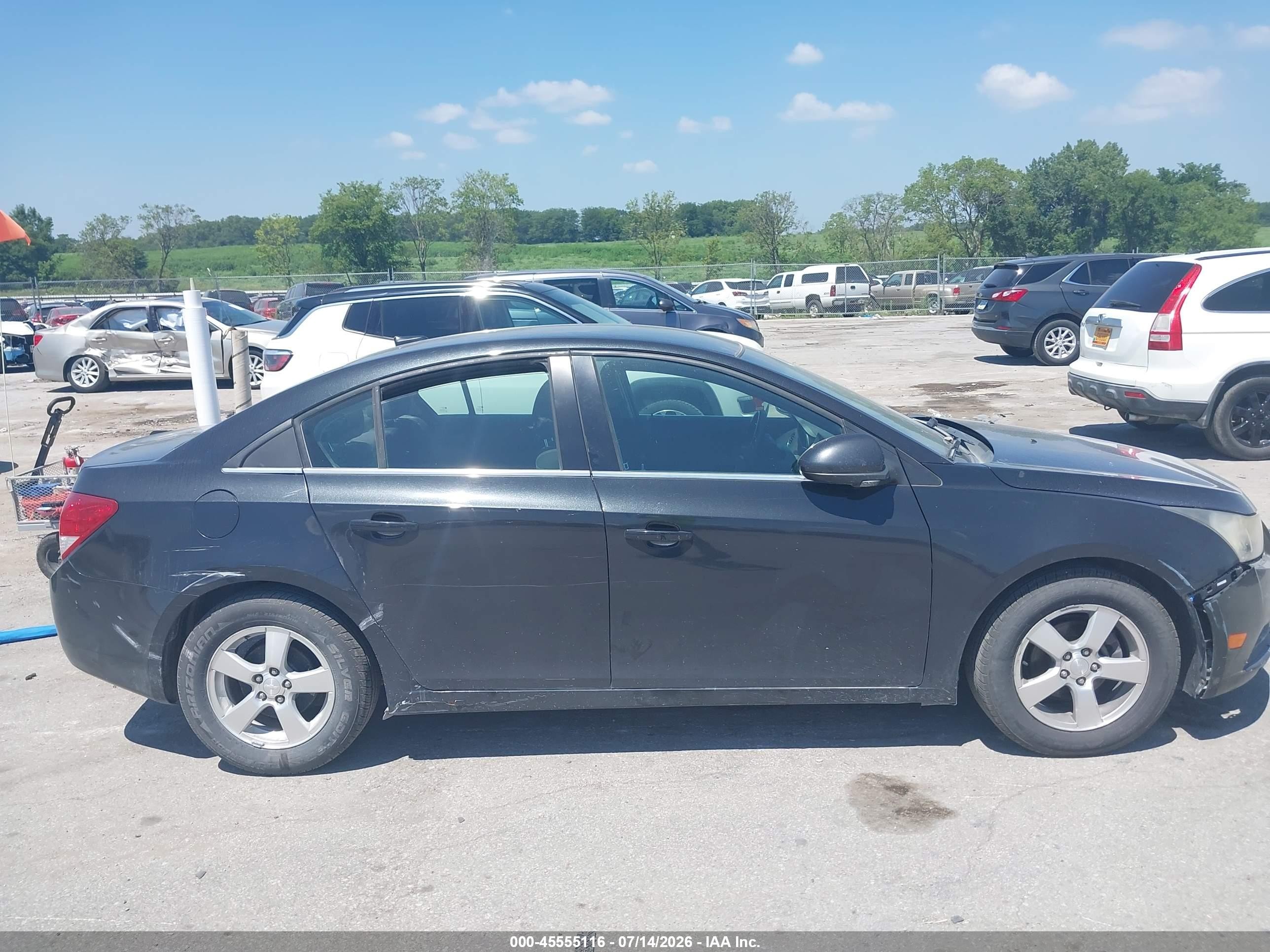 2013 Chevrolet Cruze 1lt Auto Черный vin: 1G1PC5SBXD7253477