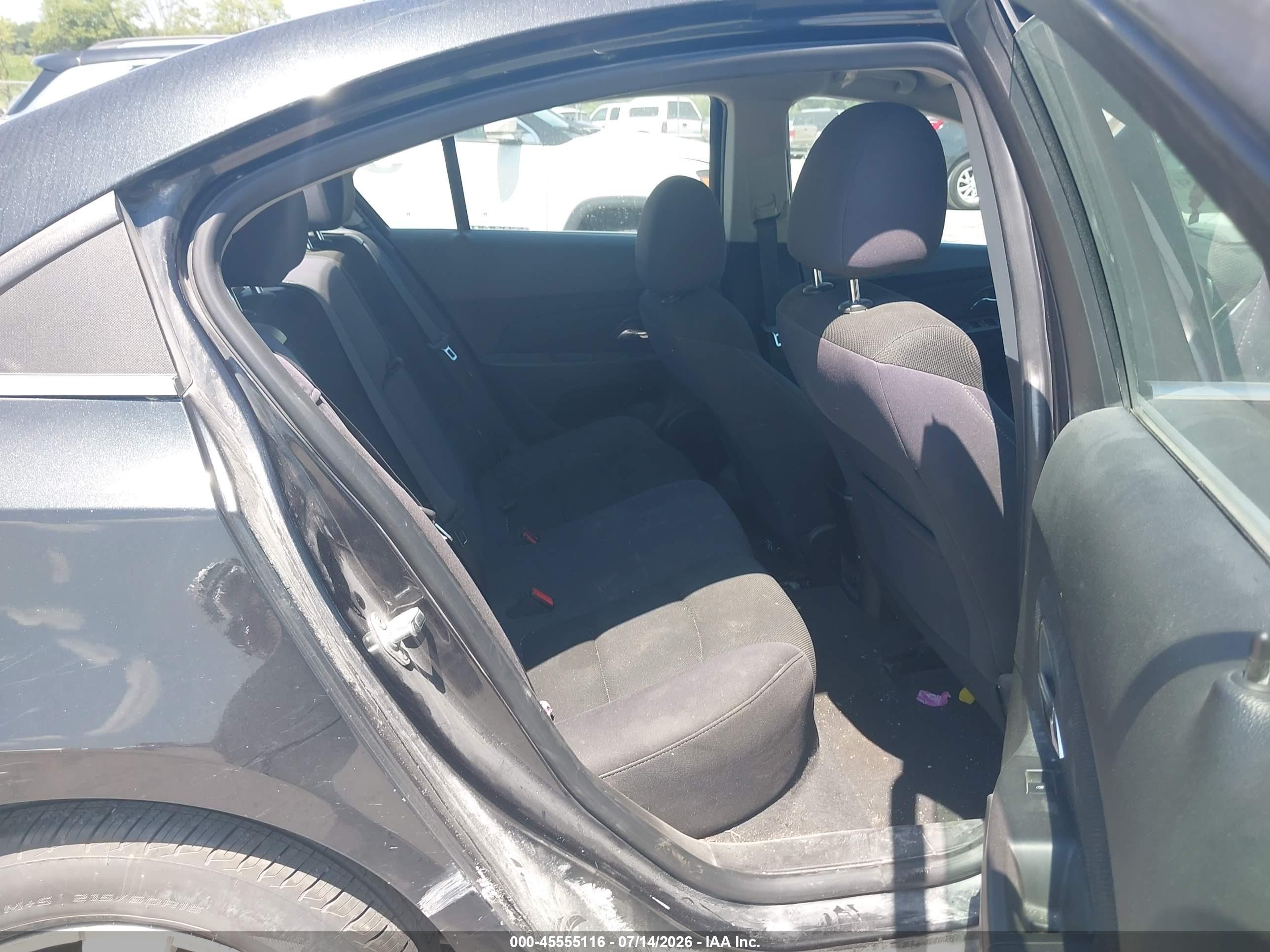 2013 Chevrolet Cruze 1lt Auto Черный vin: 1G1PC5SBXD7253477