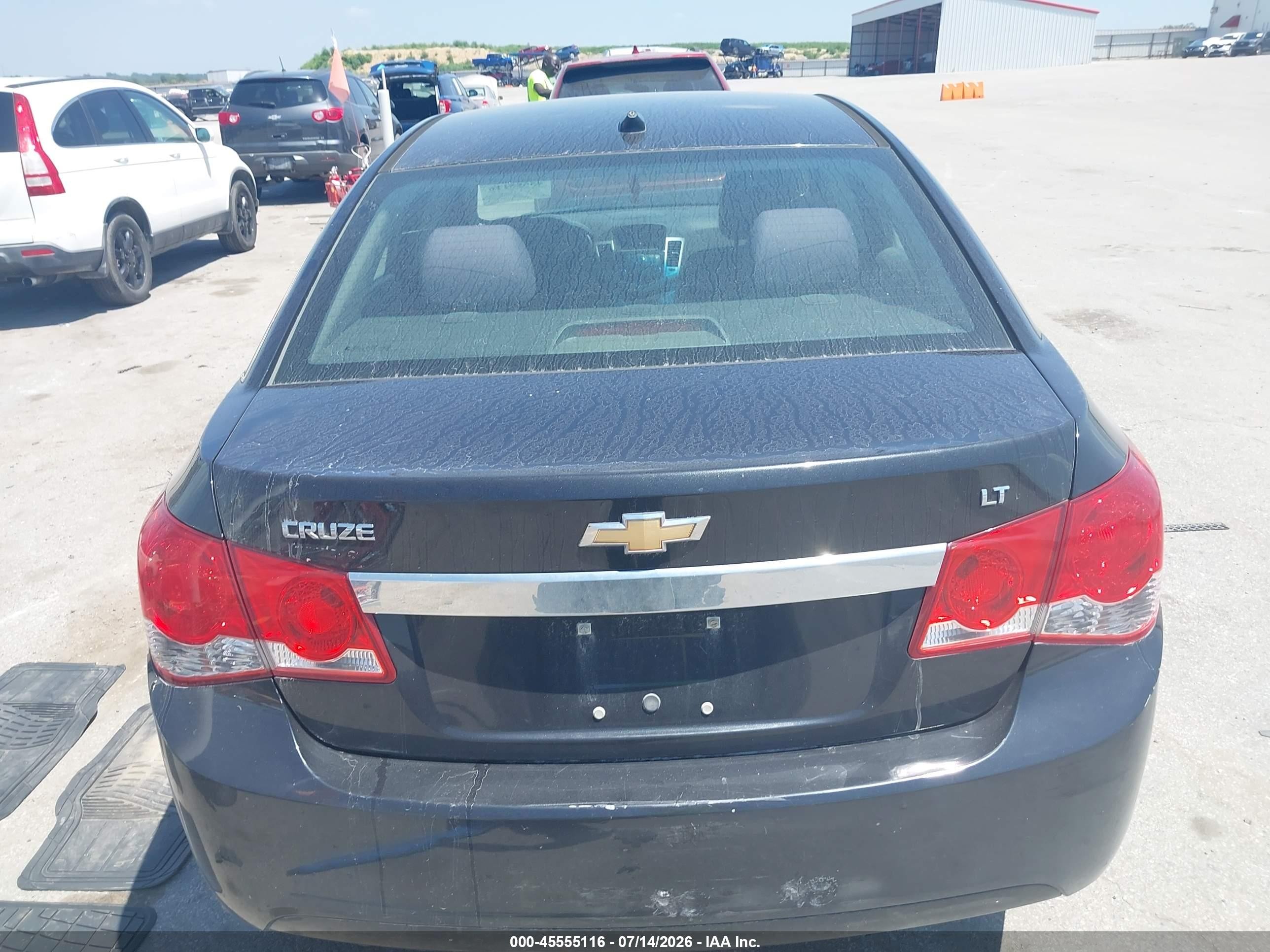 2013 Chevrolet Cruze 1lt Auto Черный vin: 1G1PC5SBXD7253477