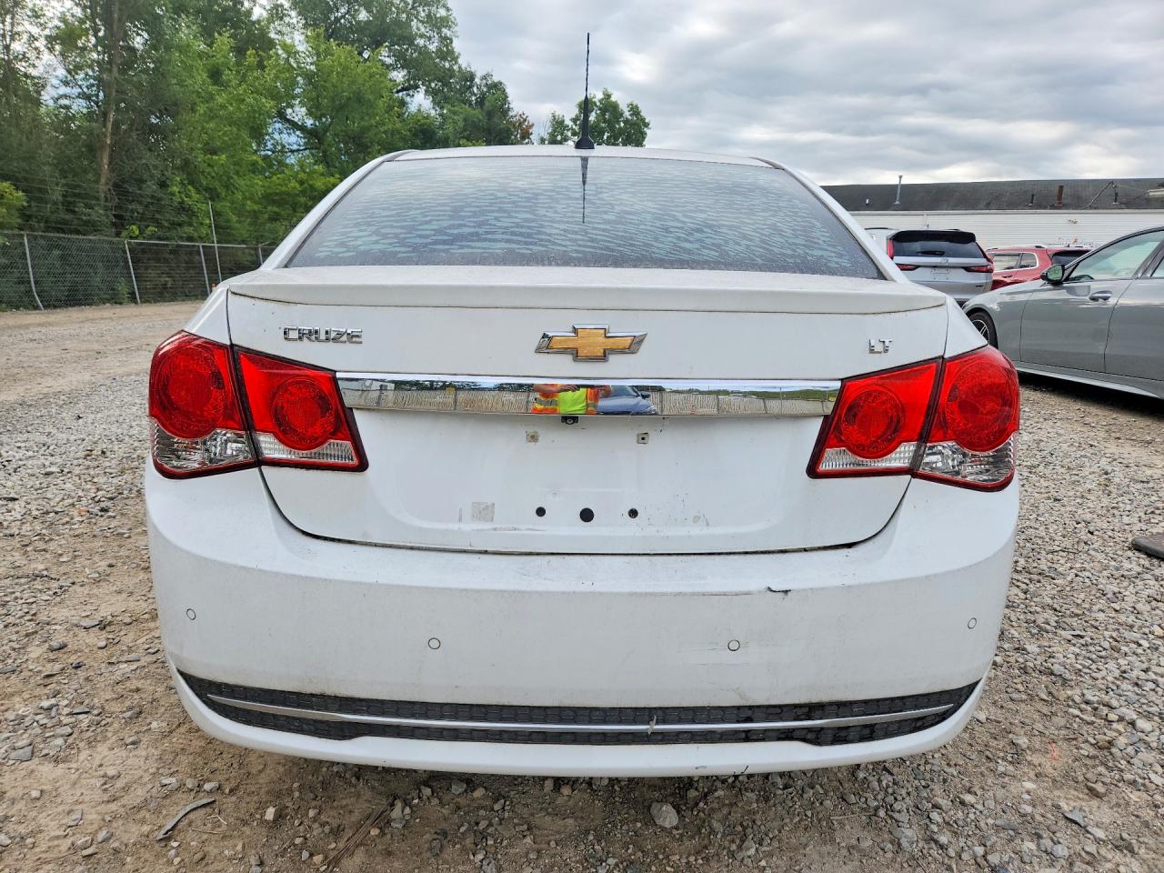 2013 Chevrolet Cruze Lt White vin: 1G1PC5SBXD7278816