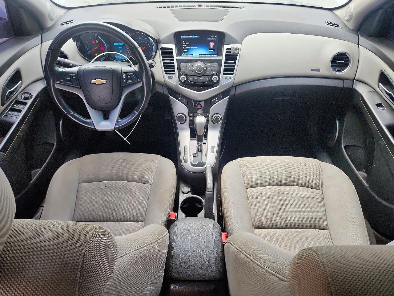 2013 Chevrolet Cruze Lt White vin: 1G1PC5SBXD7278816