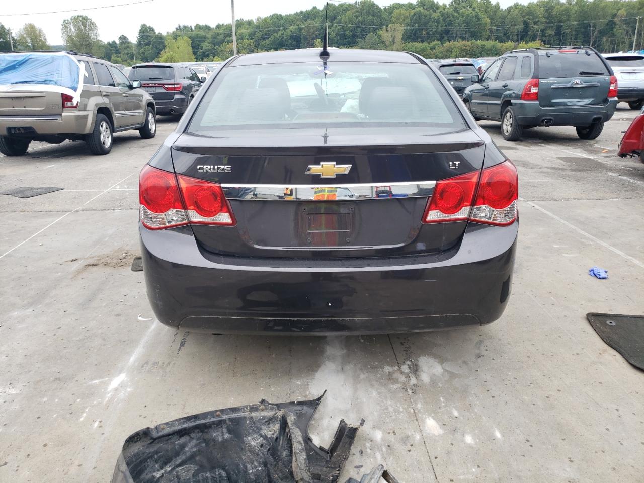 2013 Chevrolet Cruze Lt Gray vin: 1G1PC5SBXD7292733