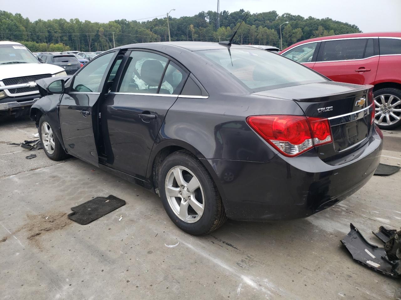 2013 Chevrolet Cruze Lt Gray vin: 1G1PC5SBXD7292733