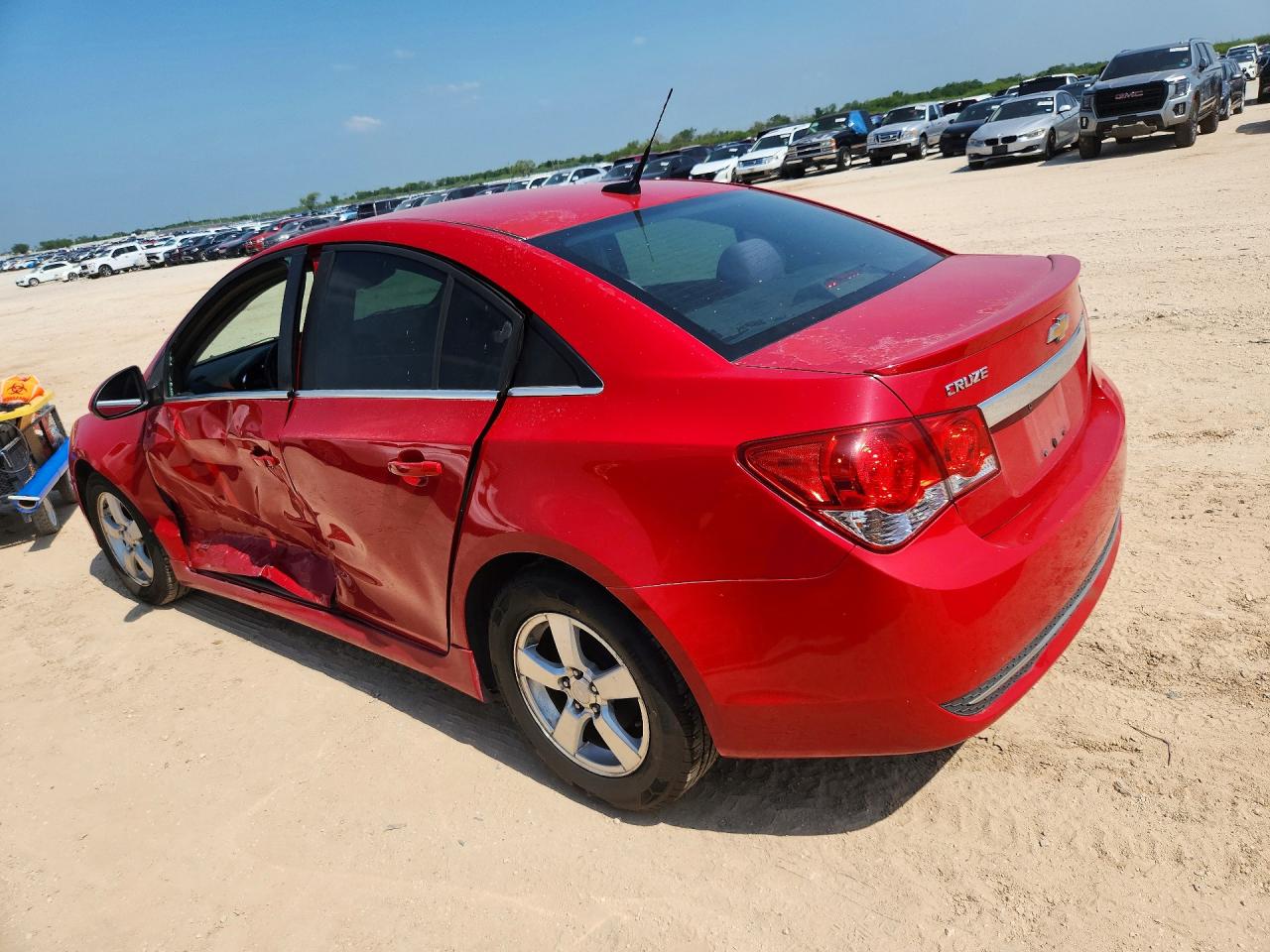 2013 Chevrolet Cruze Lt Red vin: 1G1PC5SBXD7307263