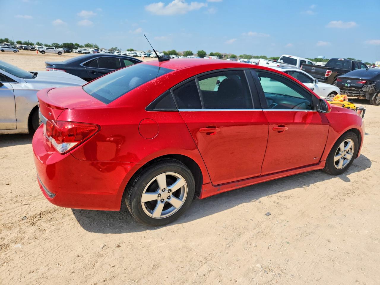 2013 Chevrolet Cruze Lt Red vin: 1G1PC5SBXD7307263