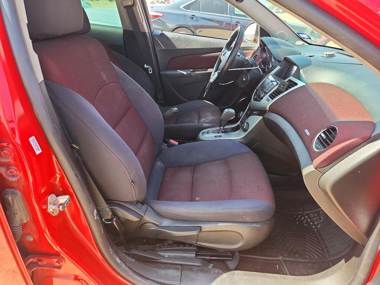 2013 Chevrolet Cruze Lt Red vin: 1G1PC5SBXD7307263