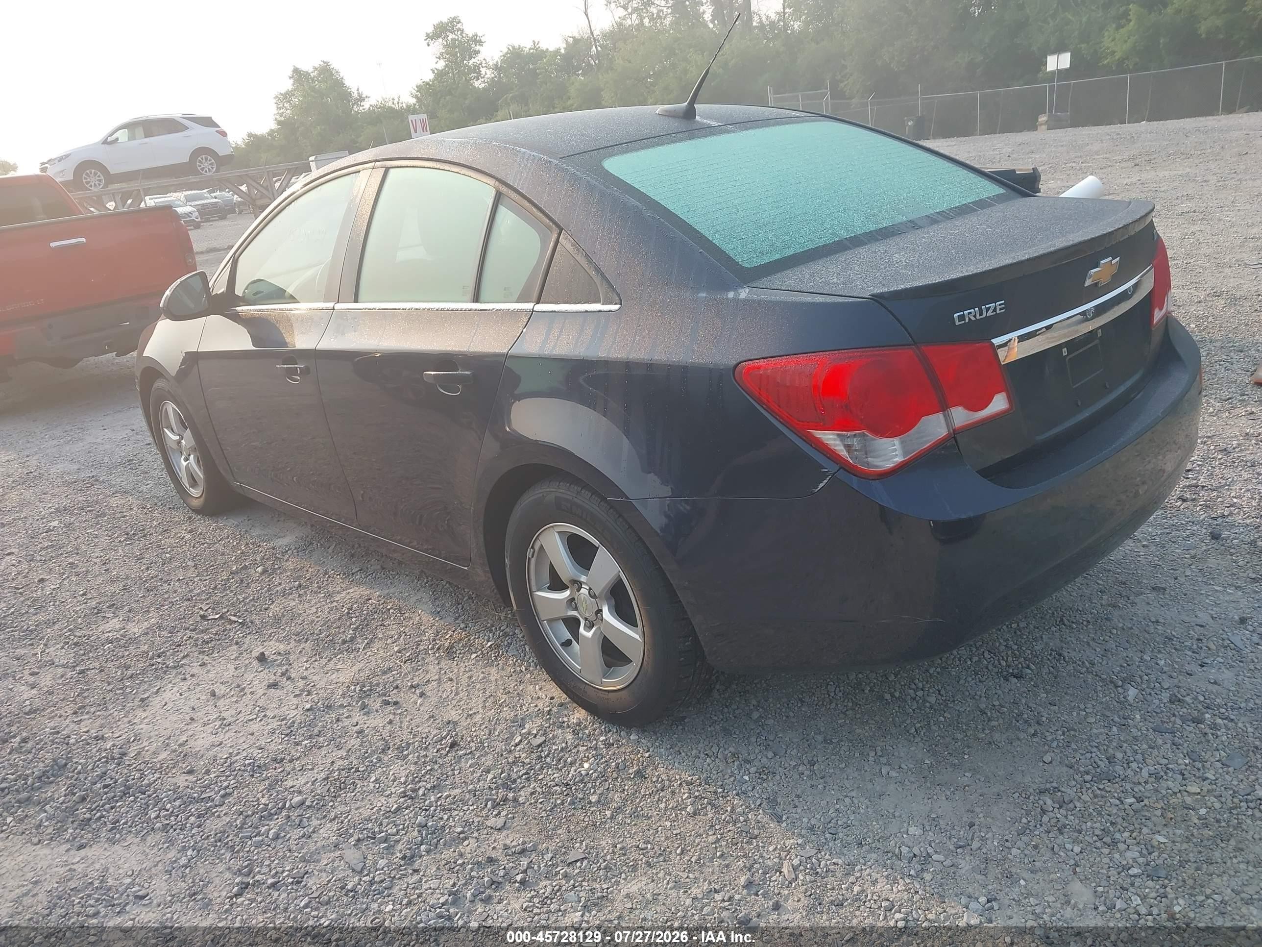 2013 Chevrolet Cruze 1lt Auto Black vin: 1G1PC5SBXD7318389