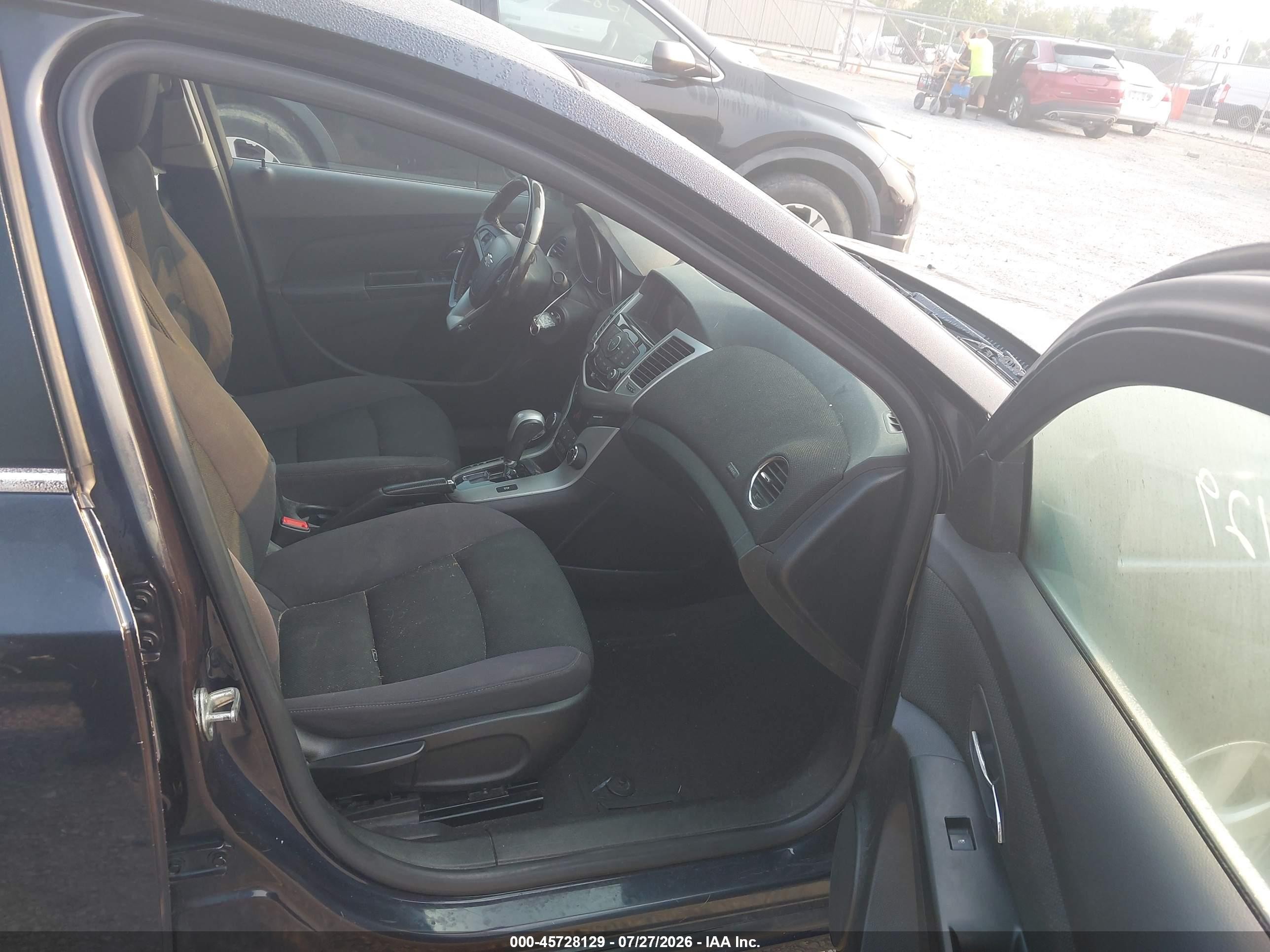 2013 Chevrolet Cruze 1lt Auto Black vin: 1G1PC5SBXD7318389