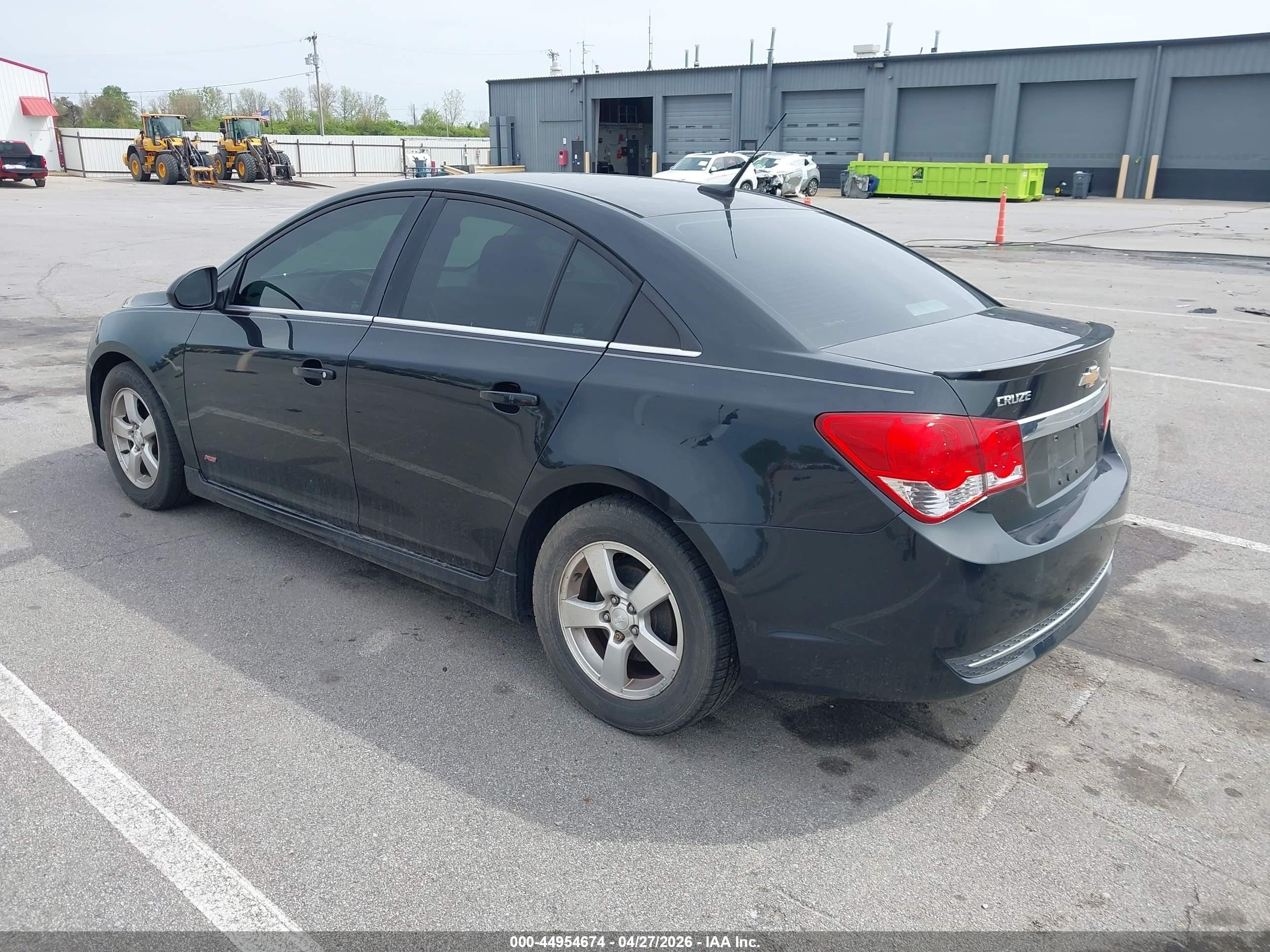 2013 Chevrolet Cruze 1lt Auto Black vin: 1G1PC5SBXD7322734
