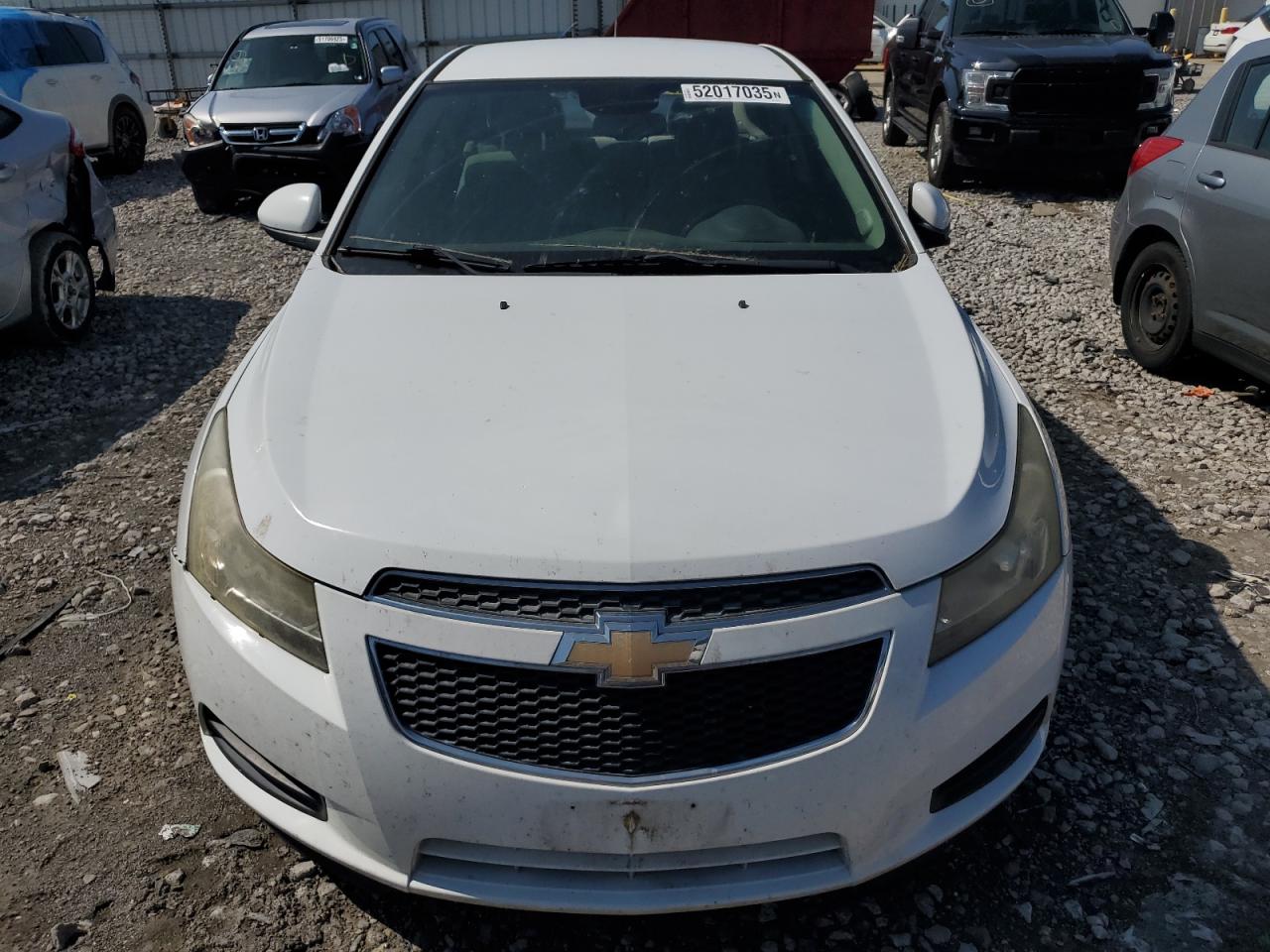 2014 Chevrolet Cruze Lt White vin: 1G1PC5SBXE7109235
