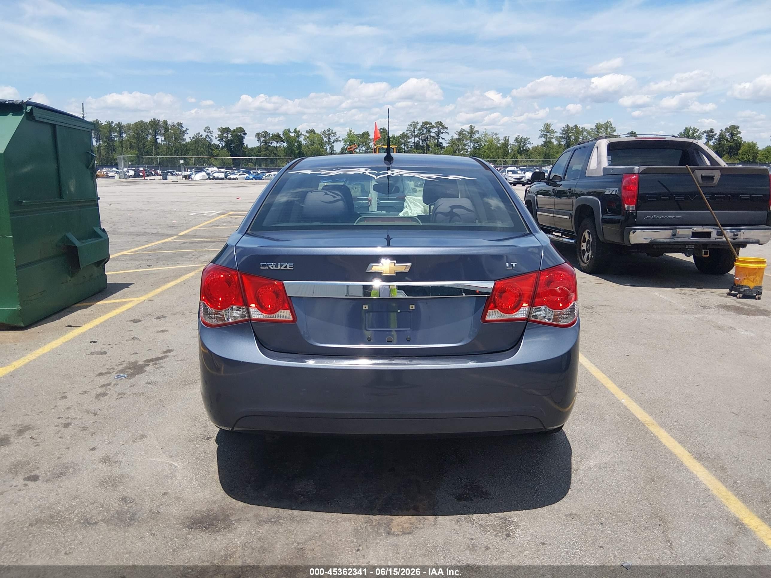 2014 Chevrolet Cruze 1lt Auto Фиолетовый vin: 1G1PC5SBXE7130246