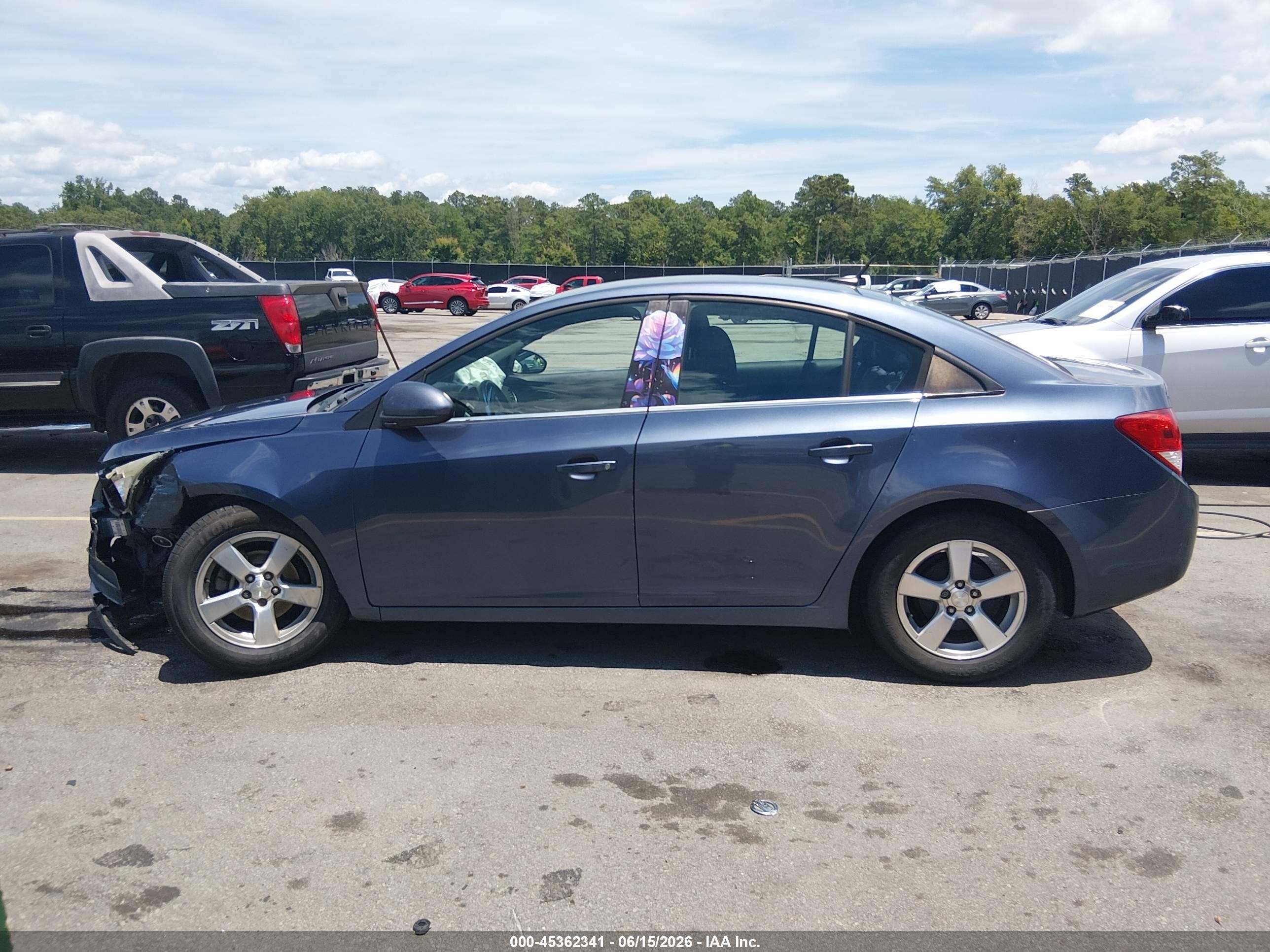 2014 Chevrolet Cruze 1lt Auto Фиолетовый vin: 1G1PC5SBXE7130246