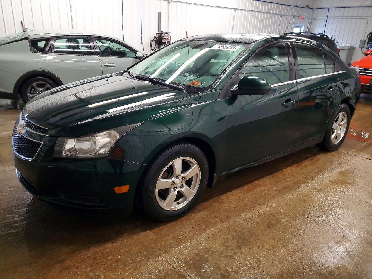 2014 Chevrolet Cruze Lt Green vin: 1G1PC5SBXE7149203