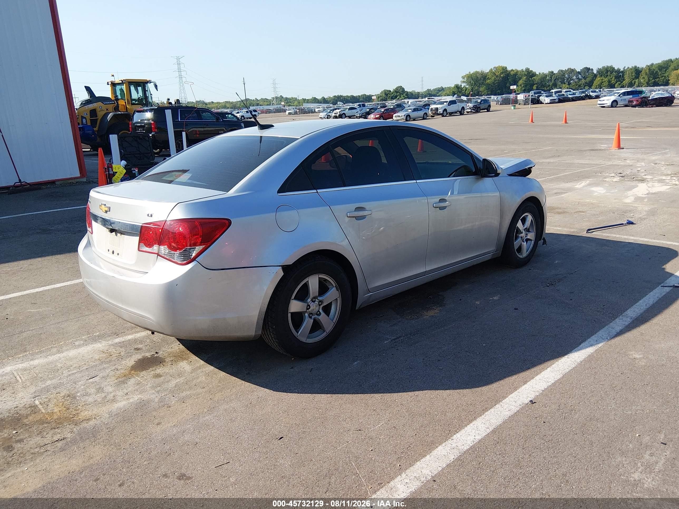2014 Chevrolet Cruze 1lt Auto Серебряный vin: 1G1PC5SBXE7158872