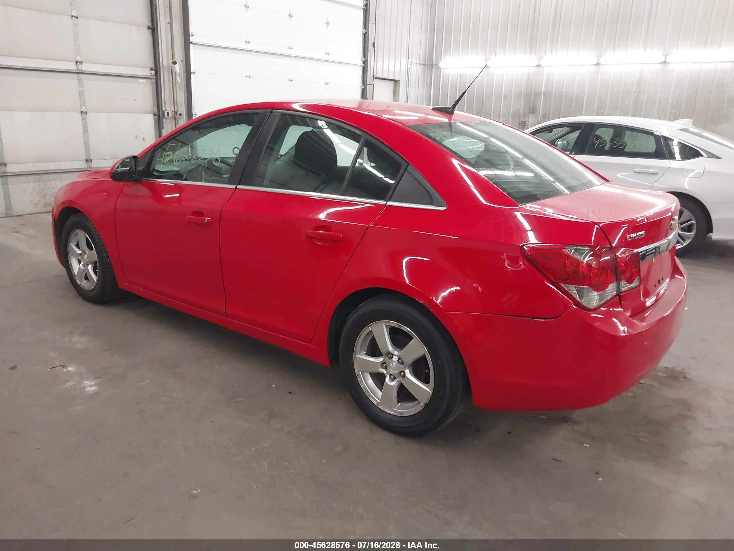 2014 Chevrolet Cruze 1lt Auto Красный vin: 1G1PC5SBXE7161819