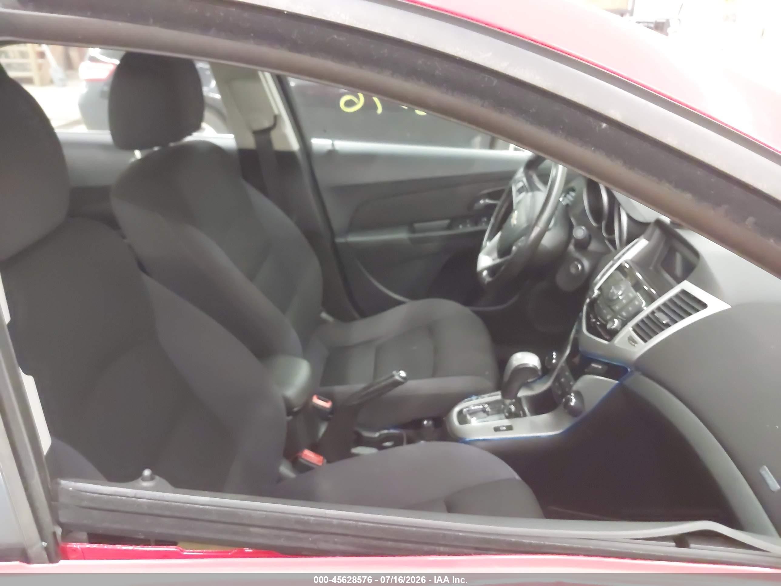 2014 Chevrolet Cruze 1lt Auto Красный vin: 1G1PC5SBXE7161819