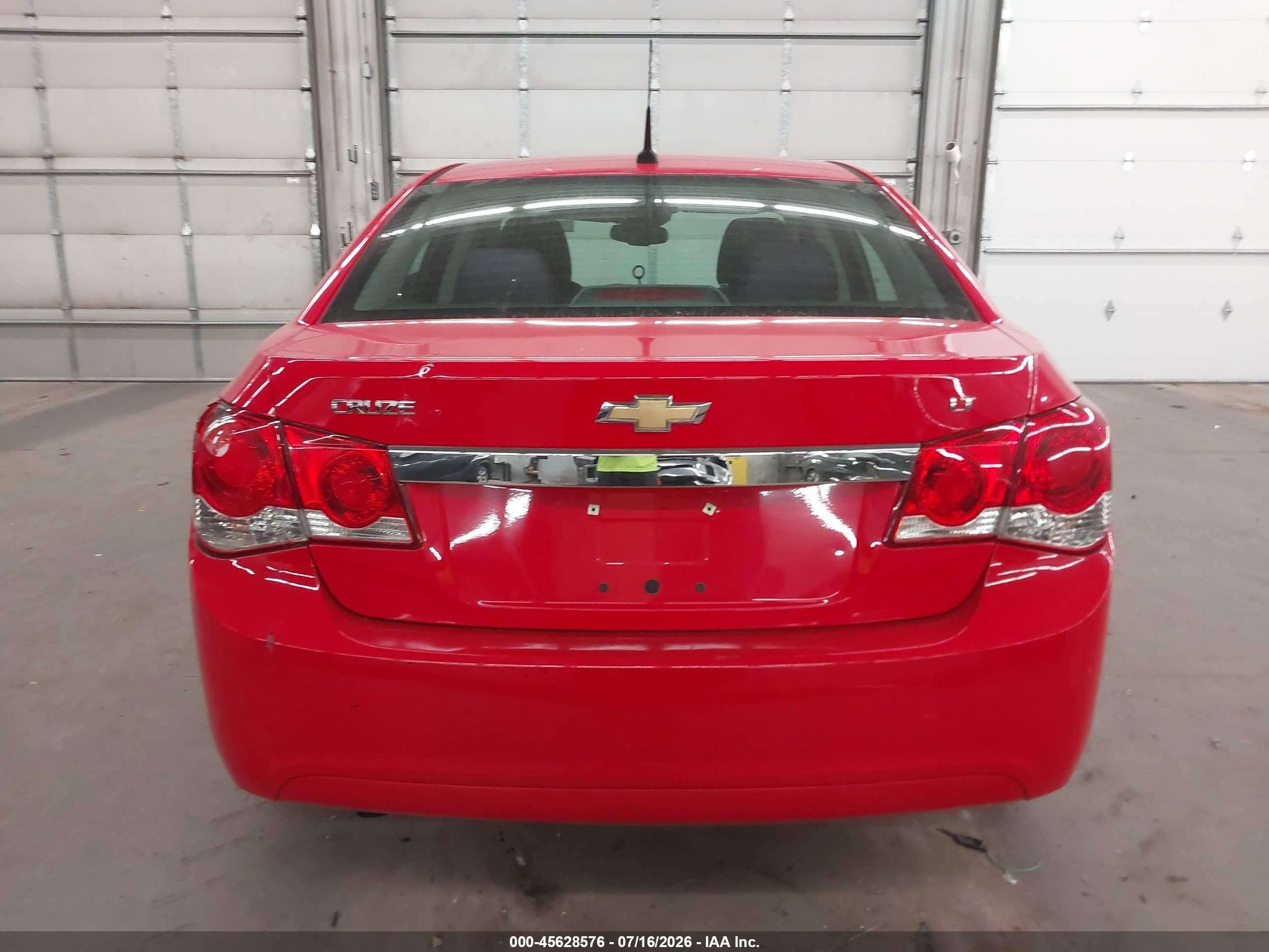 2014 Chevrolet Cruze 1lt Auto Красный vin: 1G1PC5SBXE7161819