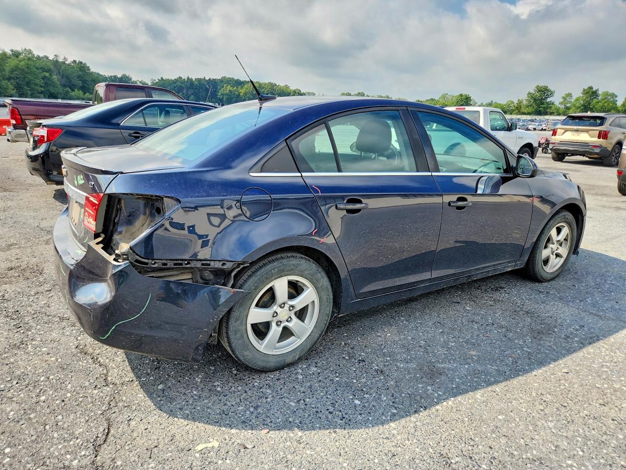 2014 Chevrolet Cruze Lt Blue vin: 1G1PC5SBXE7215345