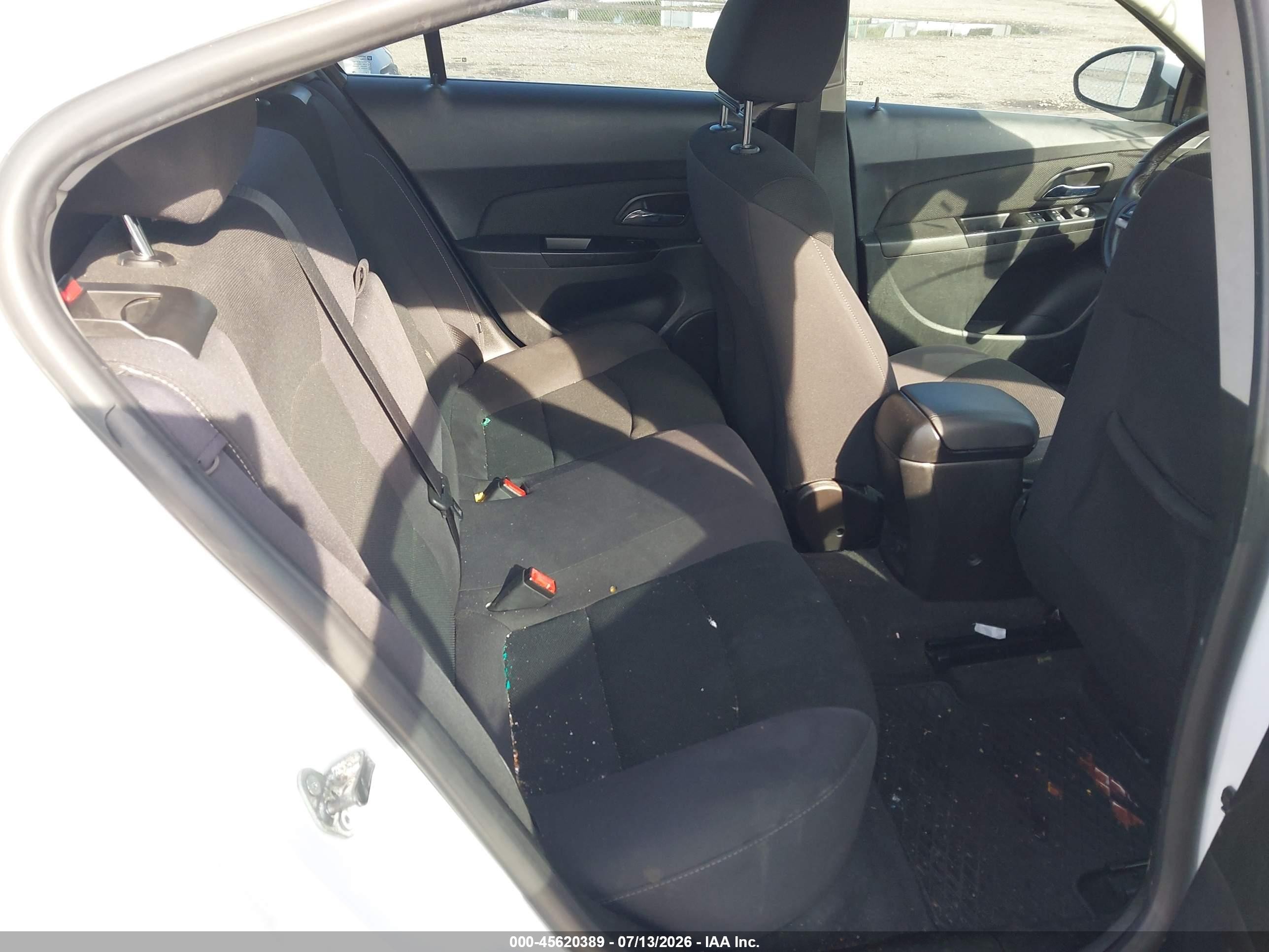 2014 Chevrolet Cruze 1lt Auto White vin: 1G1PC5SBXE7284472