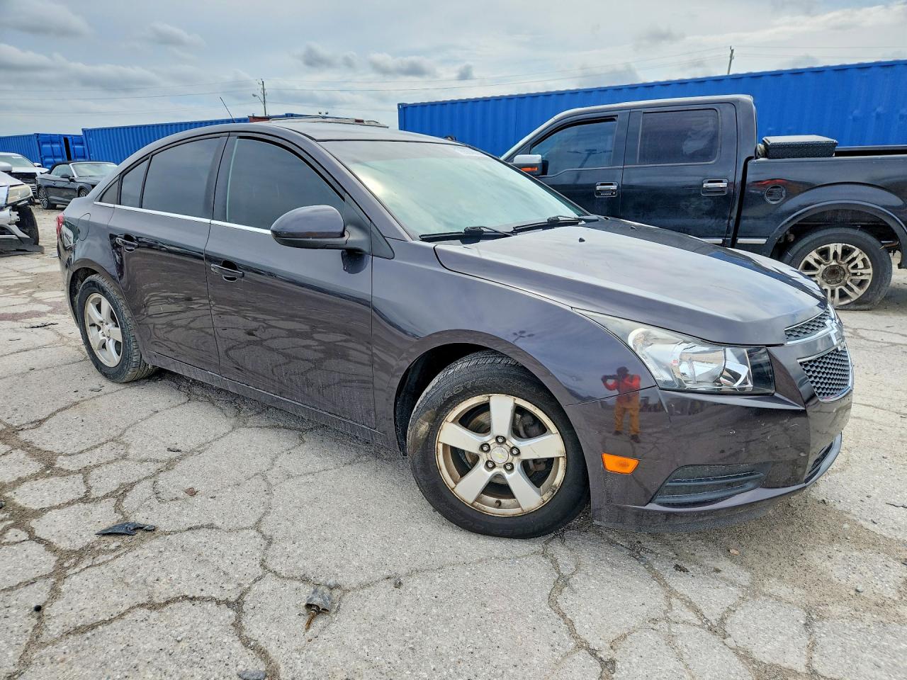2014 Chevrolet Cruze Lt Black vin: 1G1PC5SBXE7297710