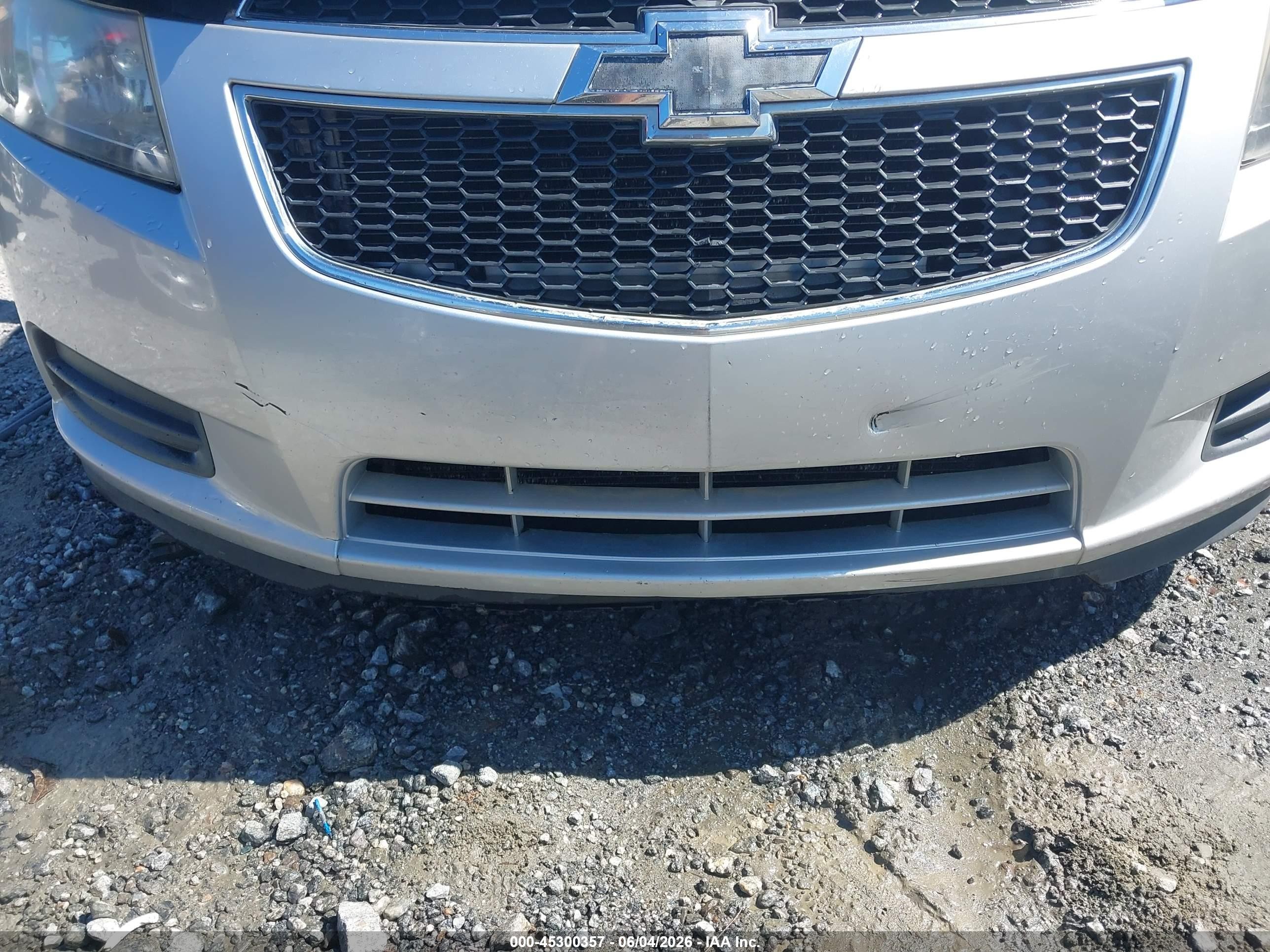 2014 Chevrolet Cruze 1lt Auto Silver vin: 1G1PC5SBXE7324498
