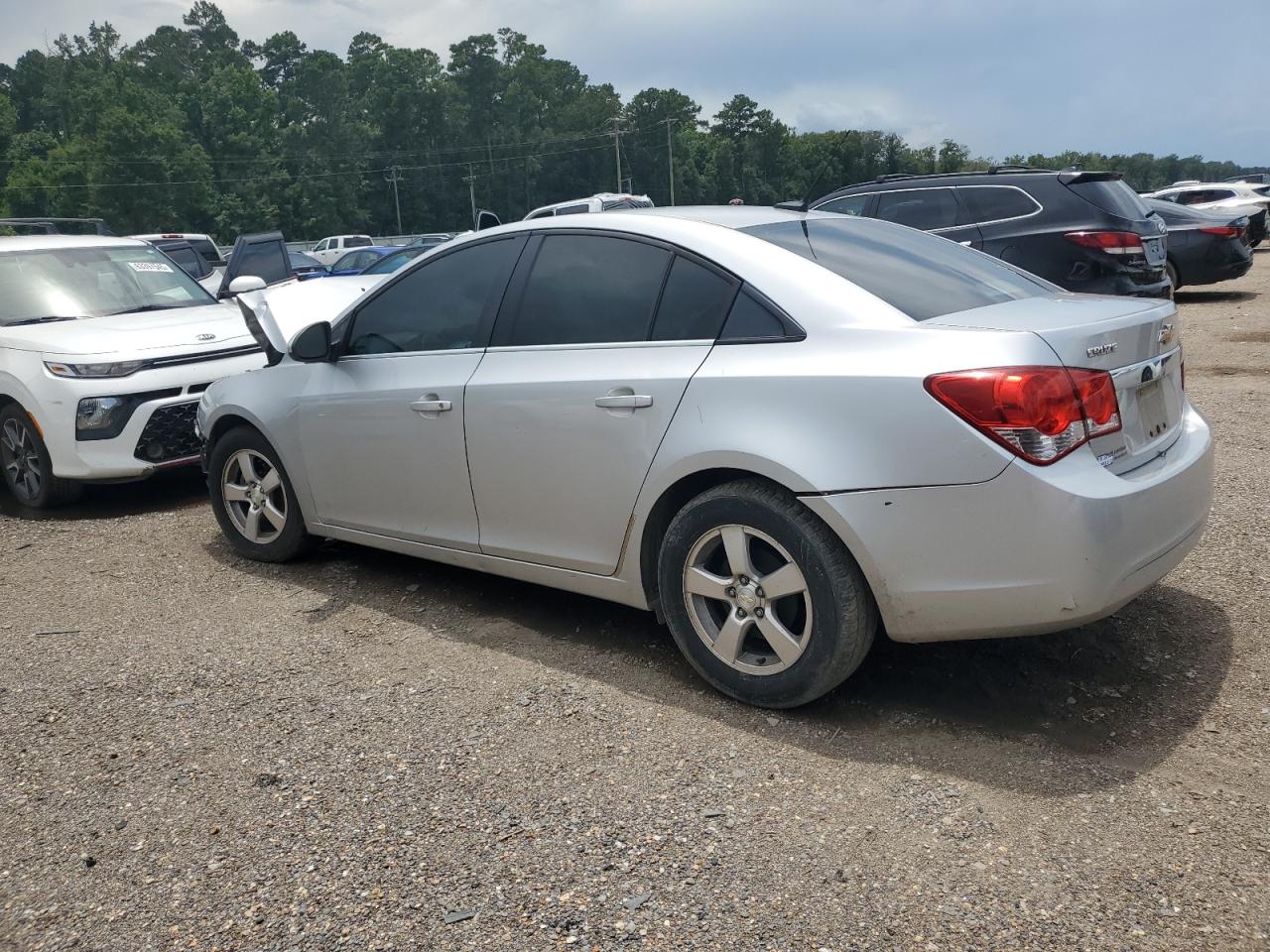 2014 Chevrolet Cruze Lt Silver vin: 1G1PC5SBXE7348705