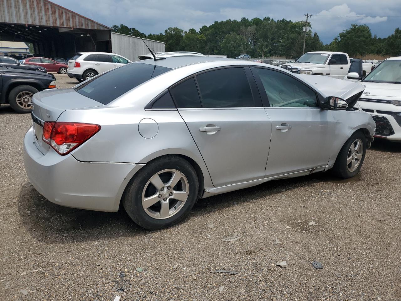 2014 Chevrolet Cruze Lt Silver vin: 1G1PC5SBXE7348705