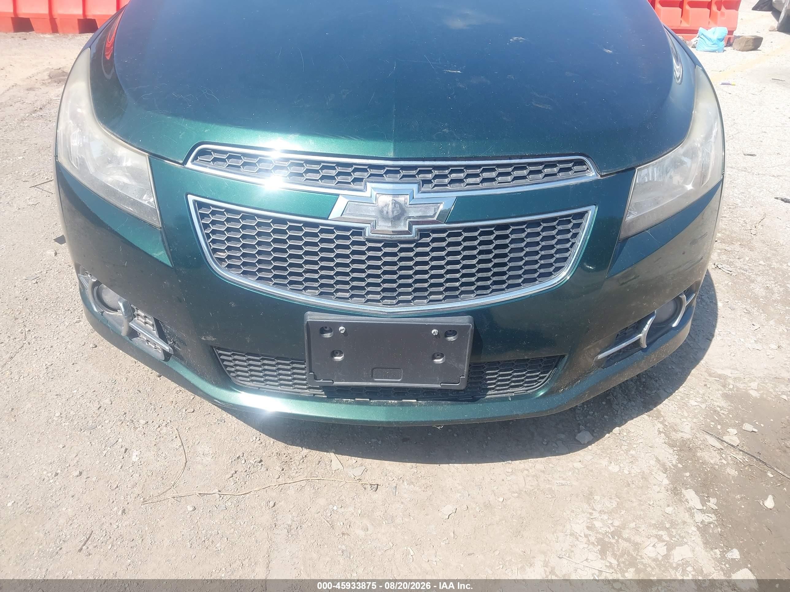 2014 Chevrolet Cruze 1lt Auto Green vin: 1G1PC5SBXE7352642
