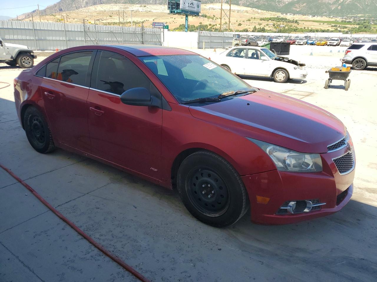 2014 Chevrolet Cruze Lt Burgundy vin: 1G1PC5SBXE7353421