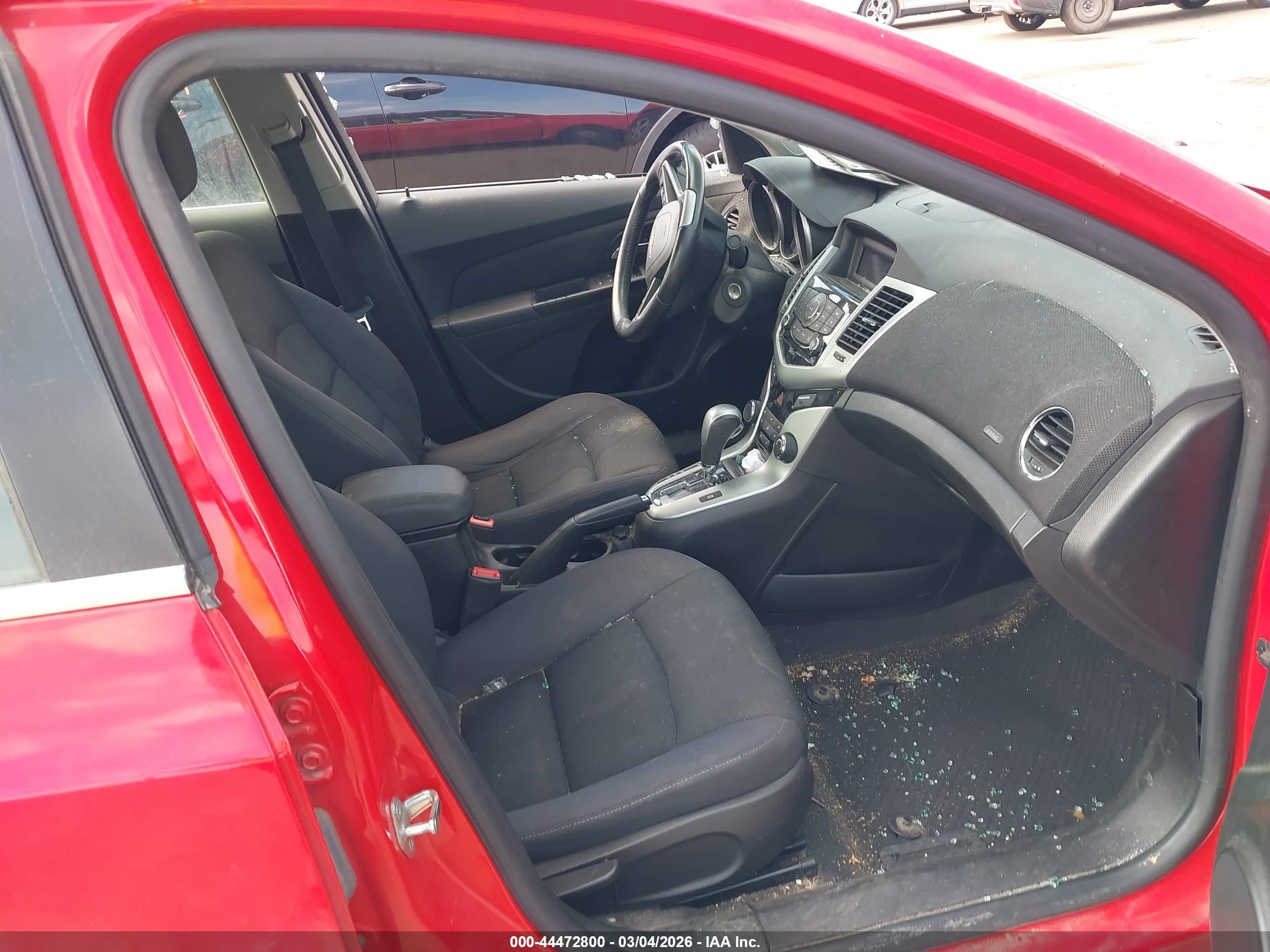 2014 Chevrolet Cruze 1lt Auto Red vin: 1G1PC5SBXE7361227
