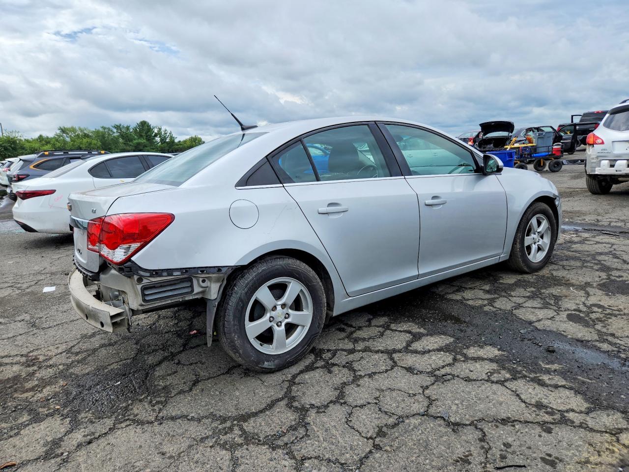 2014 Chevrolet Cruze Lt Silver vin: 1G1PC5SBXE7418302