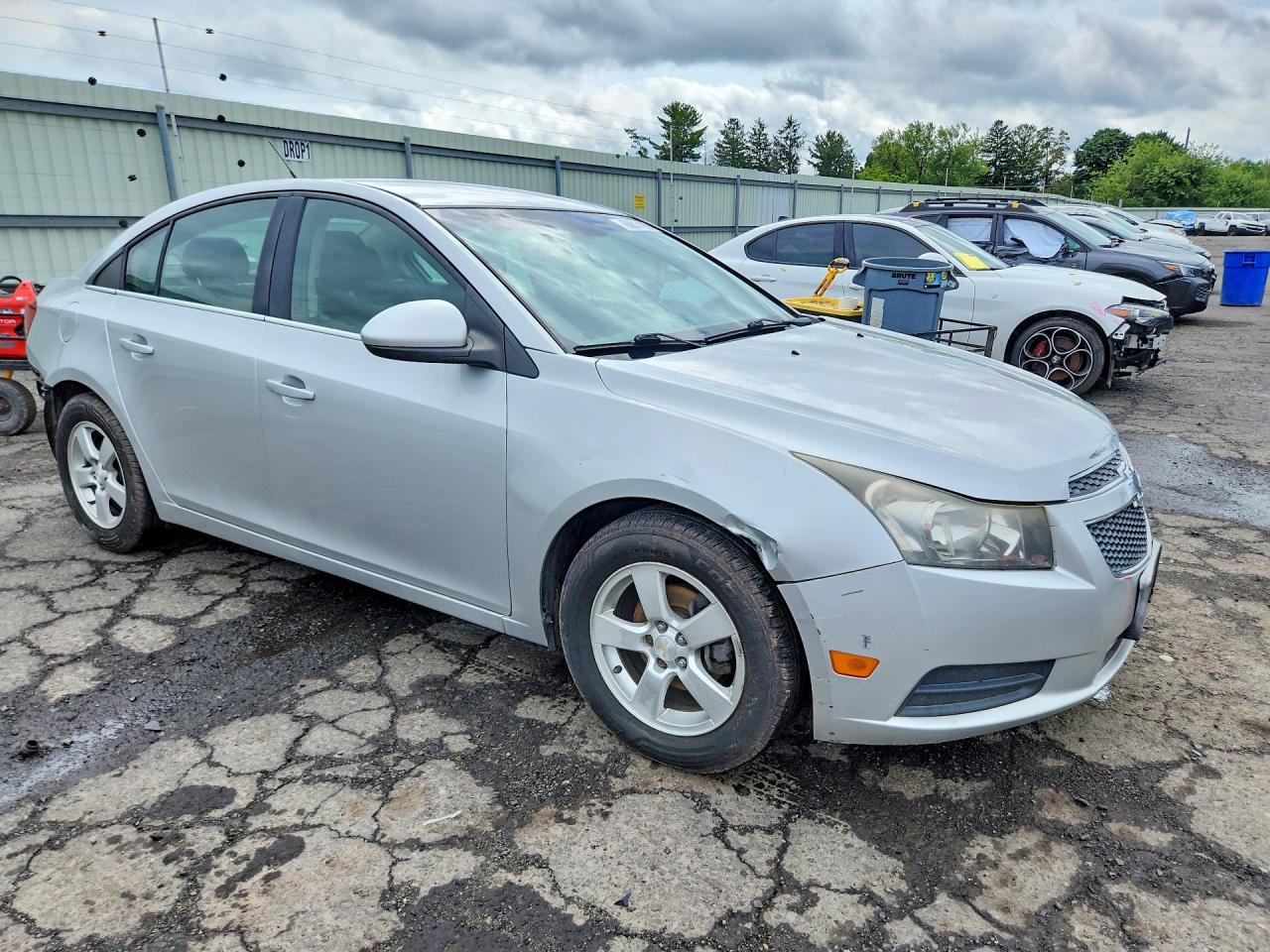 2014 Chevrolet Cruze Lt Silver vin: 1G1PC5SBXE7418302