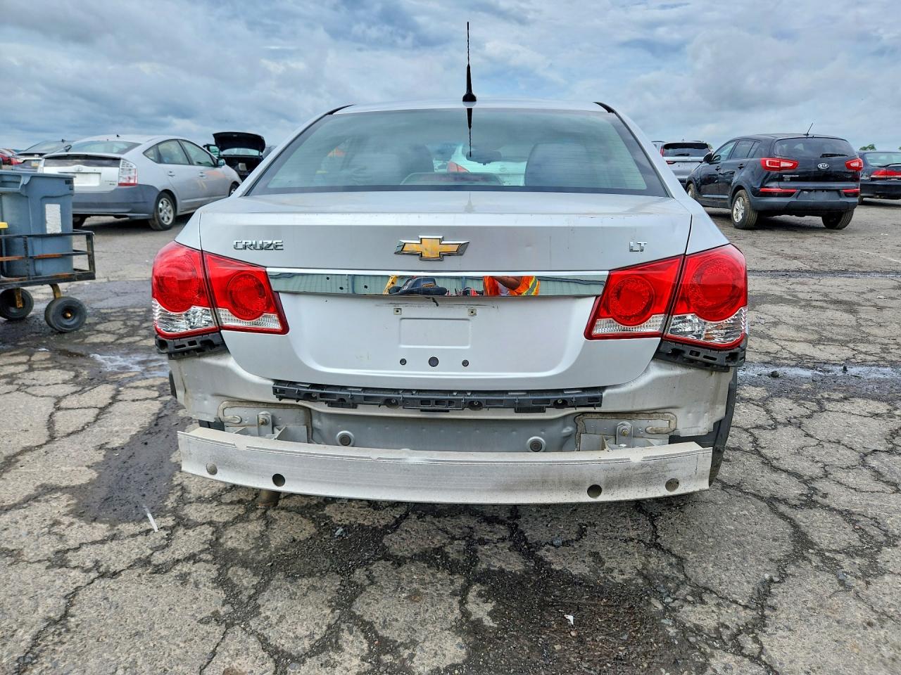2014 Chevrolet Cruze Lt Silver vin: 1G1PC5SBXE7418302