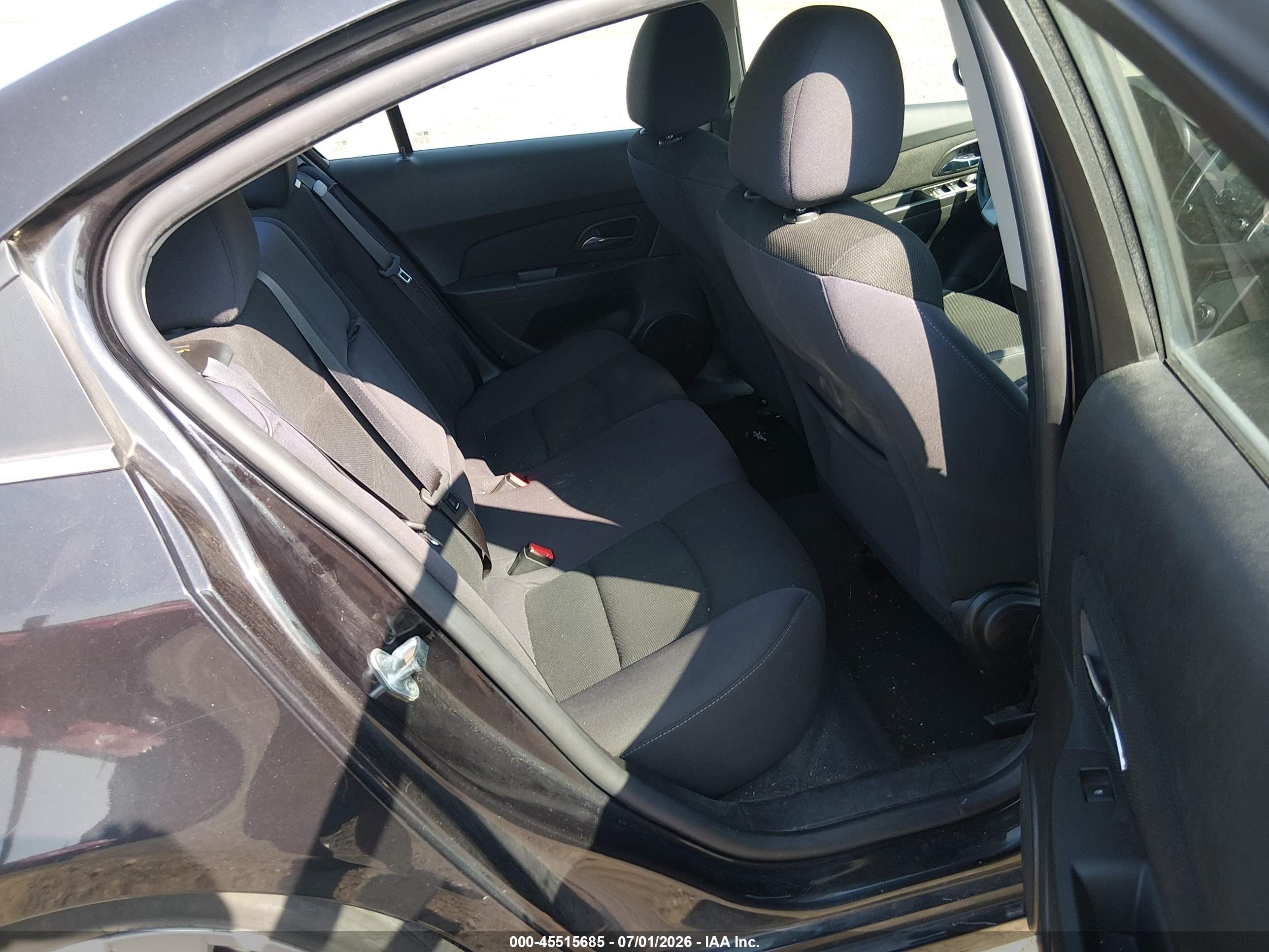 2014 Chevrolet Cruze 1lt Auto Black vin: 1G1PC5SBXE7421796