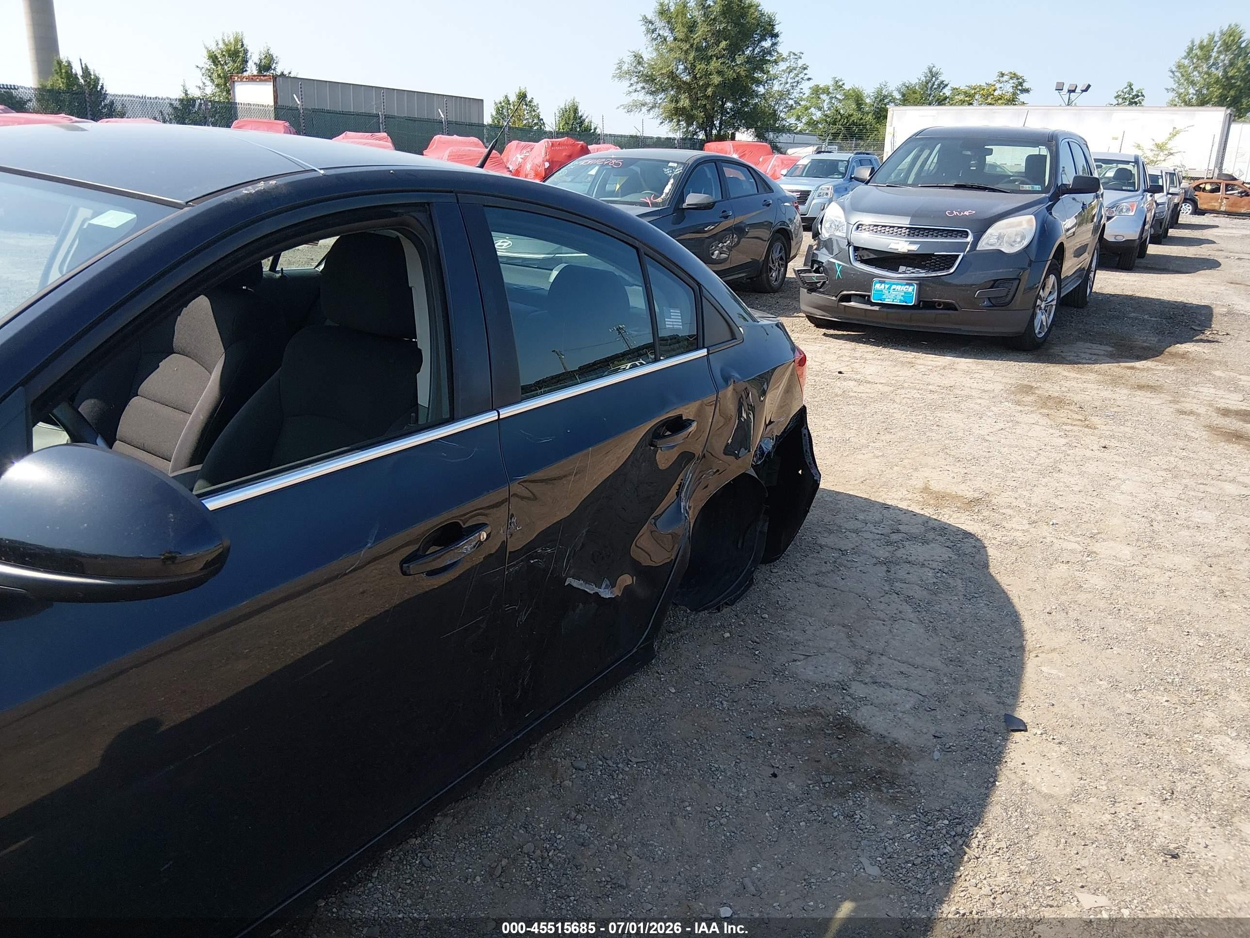2014 Chevrolet Cruze 1lt Auto Black vin: 1G1PC5SBXE7421796