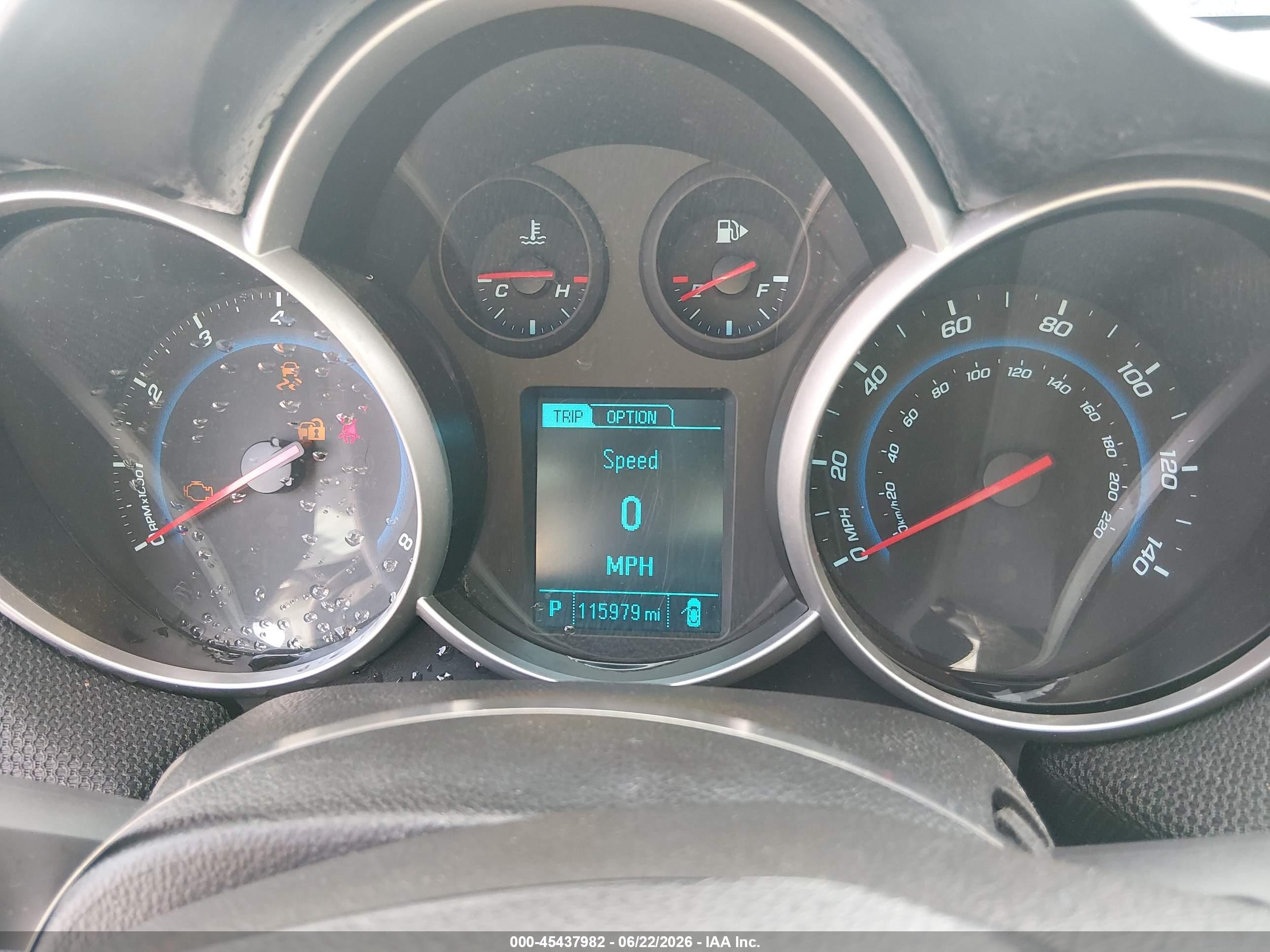 2014 Chevrolet Cruze 1lt Auto Синий vin: 1G1PC5SBXE7426934