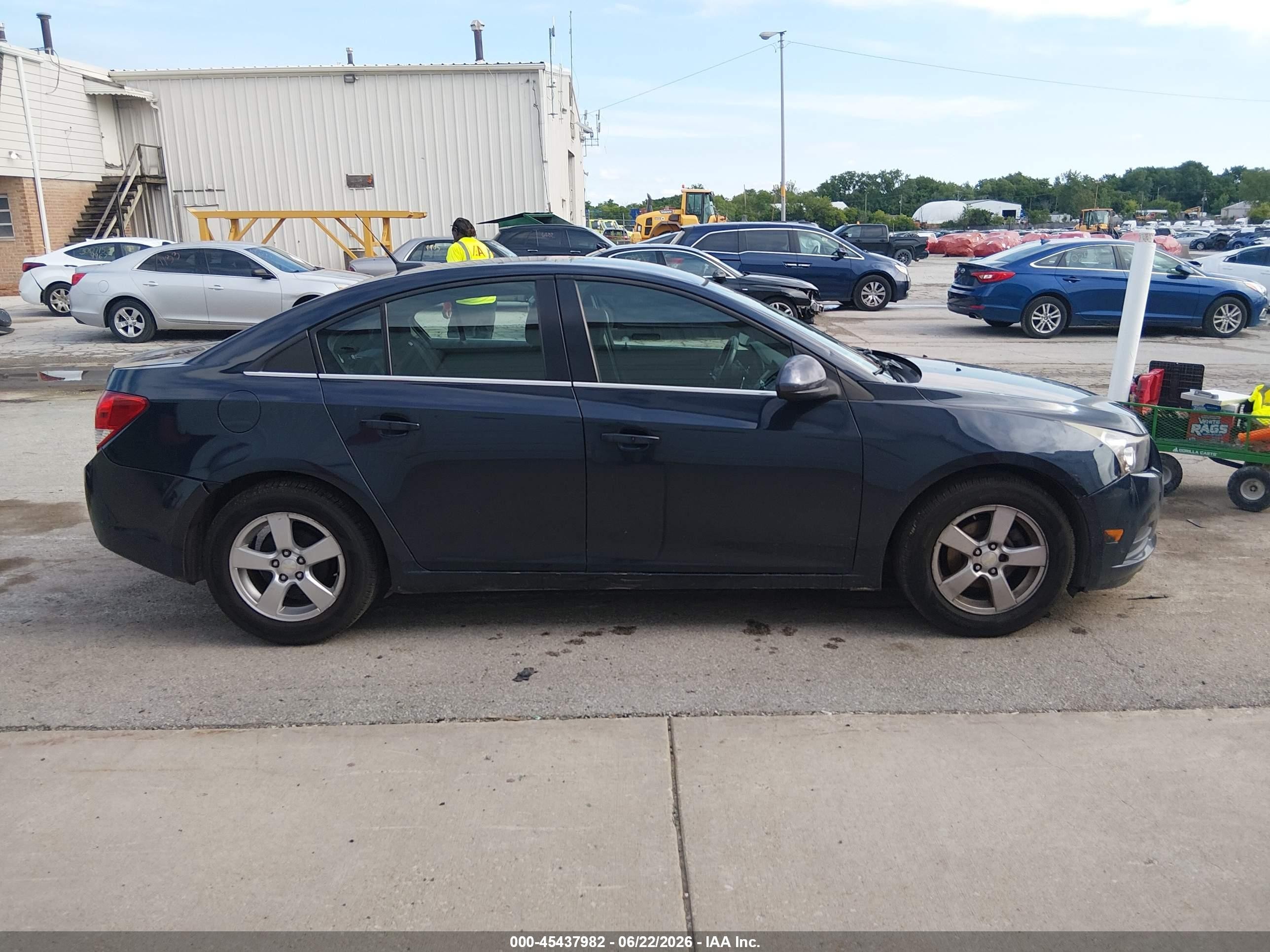 2014 Chevrolet Cruze 1lt Auto Синий vin: 1G1PC5SBXE7426934