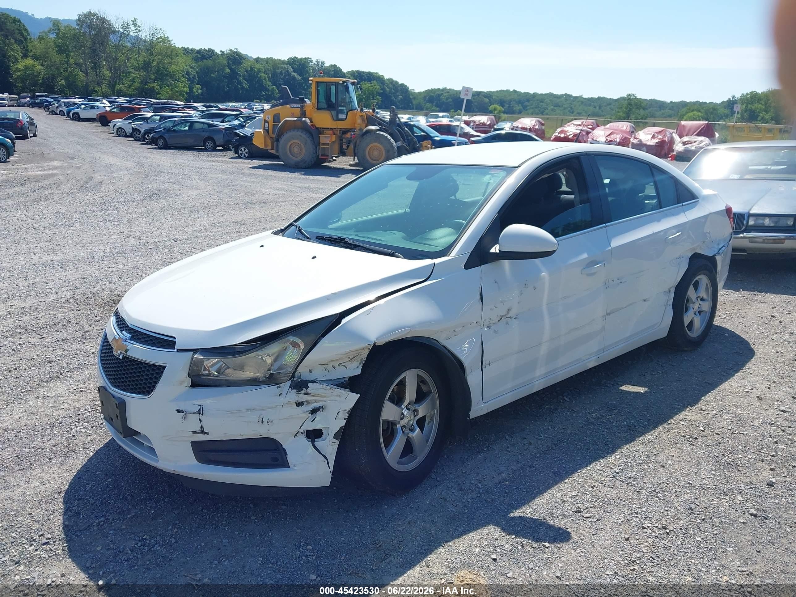 2014 Chevrolet Cruze 1lt Auto Silver vin: 1G1PC5SBXE7429591