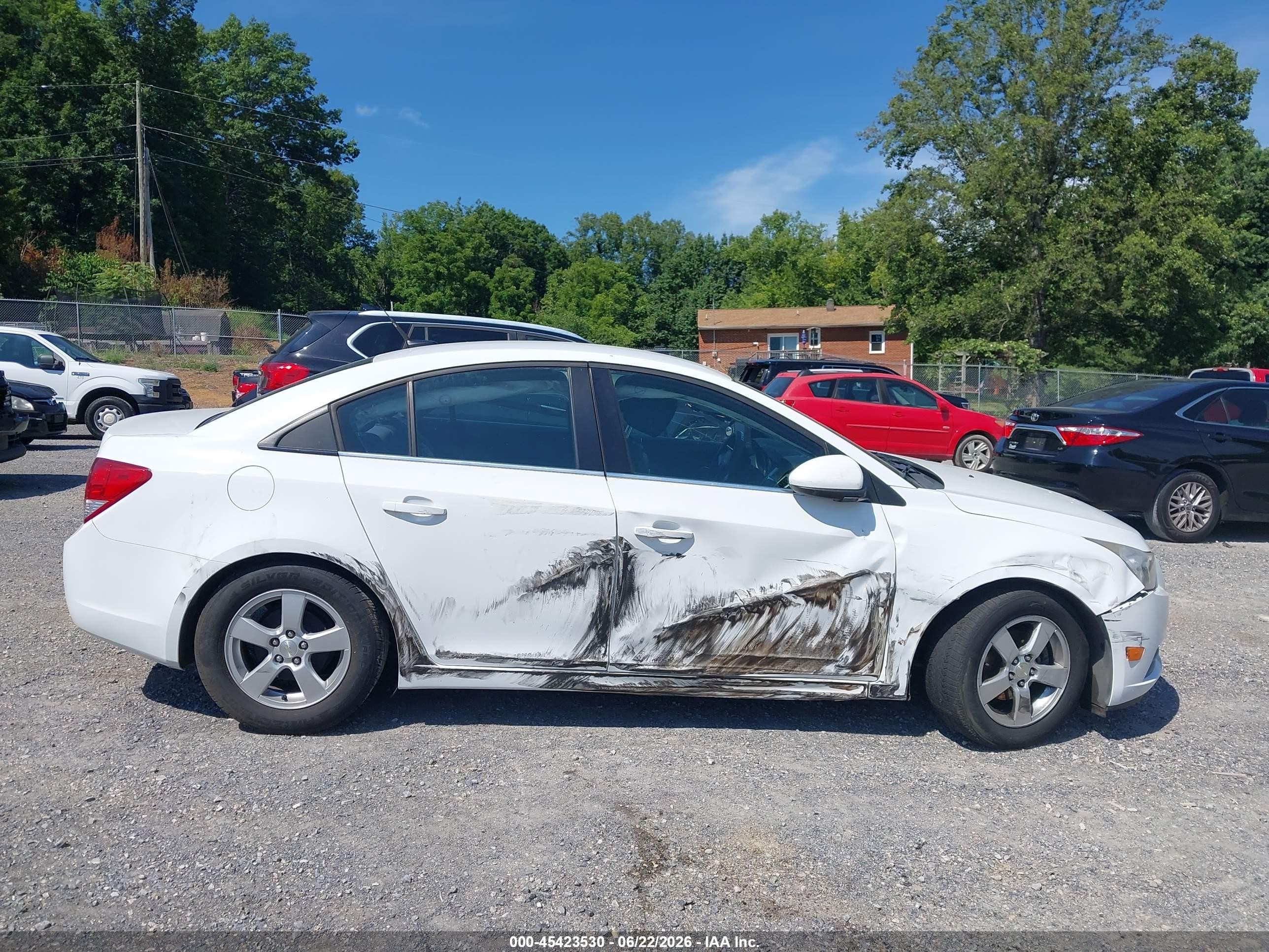 2014 Chevrolet Cruze 1lt Auto Silver vin: 1G1PC5SBXE7429591