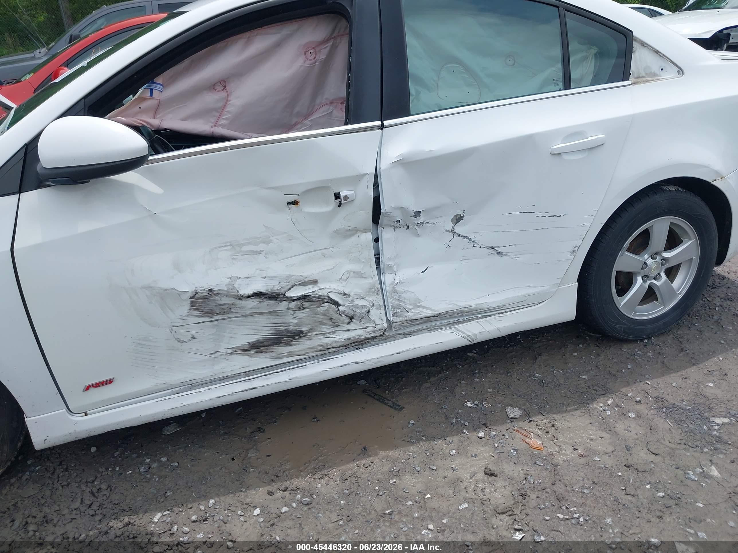 2014 Chevrolet Cruze 1lt Auto White vin: 1G1PC5SBXE7429879