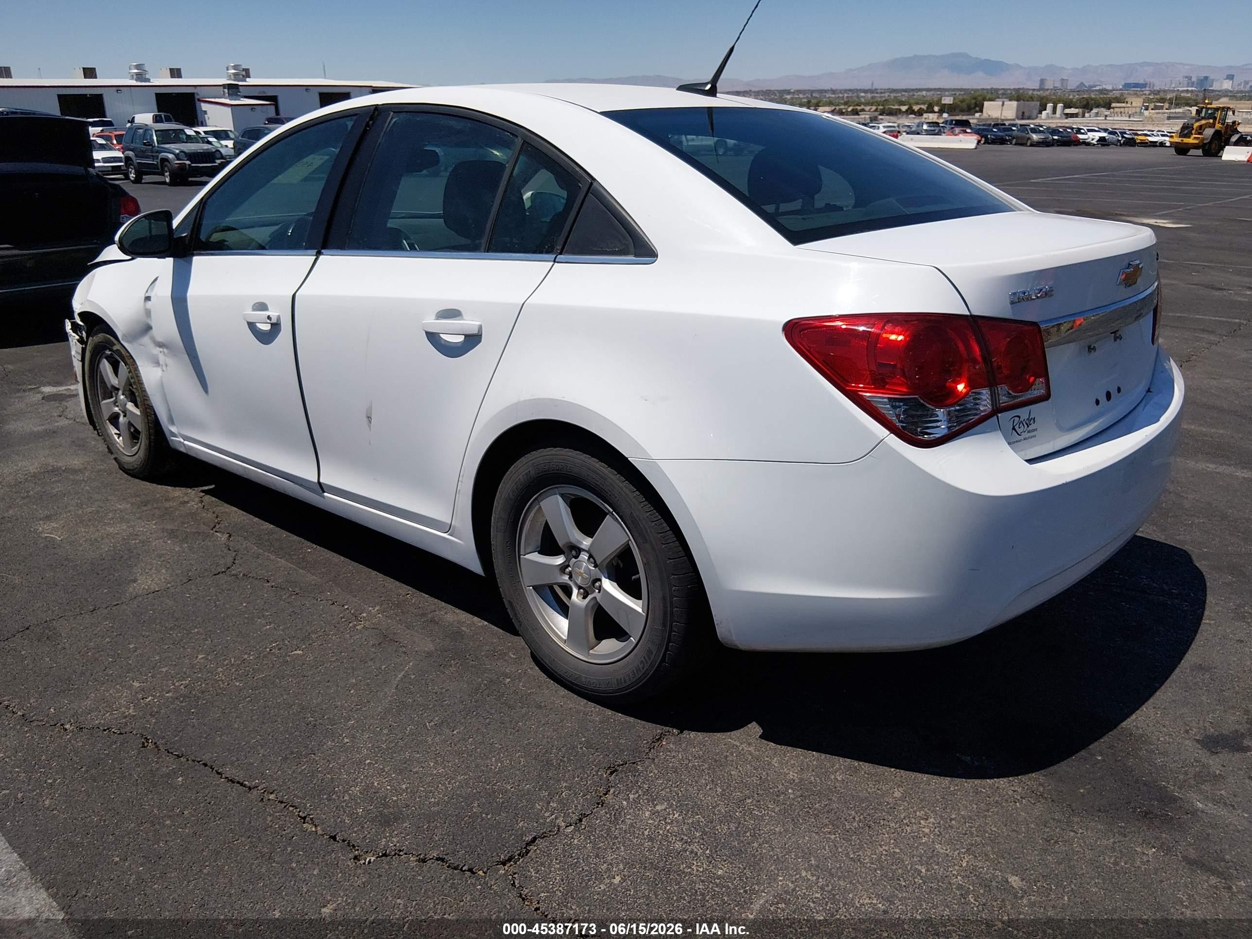 2014 Chevrolet Cruze 1lt Auto White vin: 1G1PC5SBXE7445466