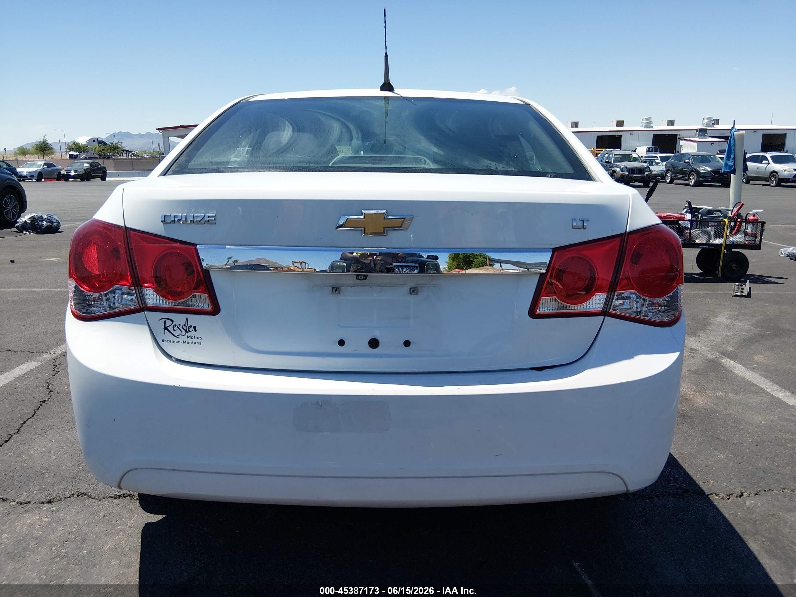 2014 Chevrolet Cruze 1lt Auto White vin: 1G1PC5SBXE7445466