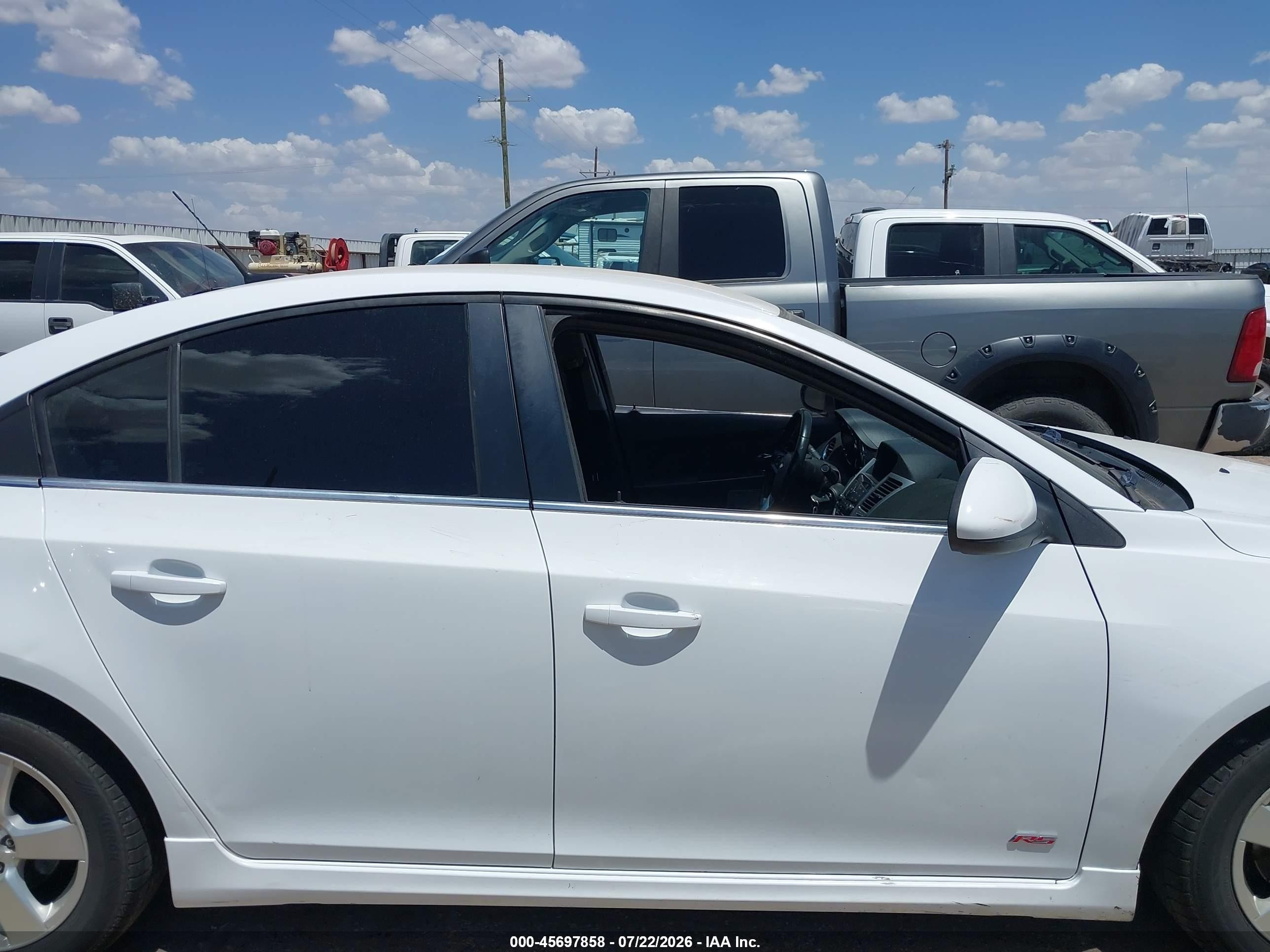 2014 Chevrolet Cruze 1lt Auto White vin: 1G1PC5SBXE7453003