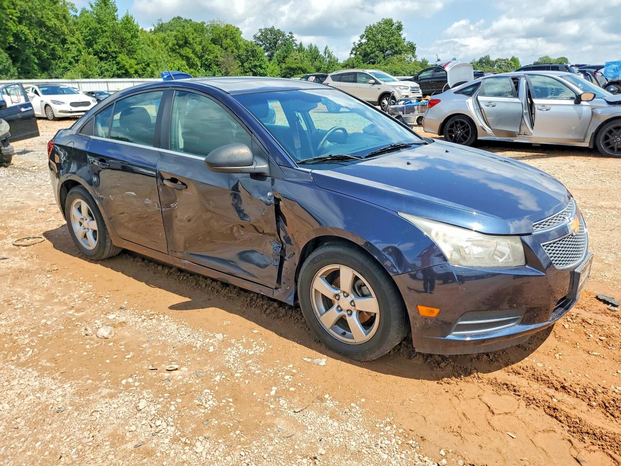 2014 Chevrolet Cruze Lt Blue vin: 1G1PC5SBXE7461358
