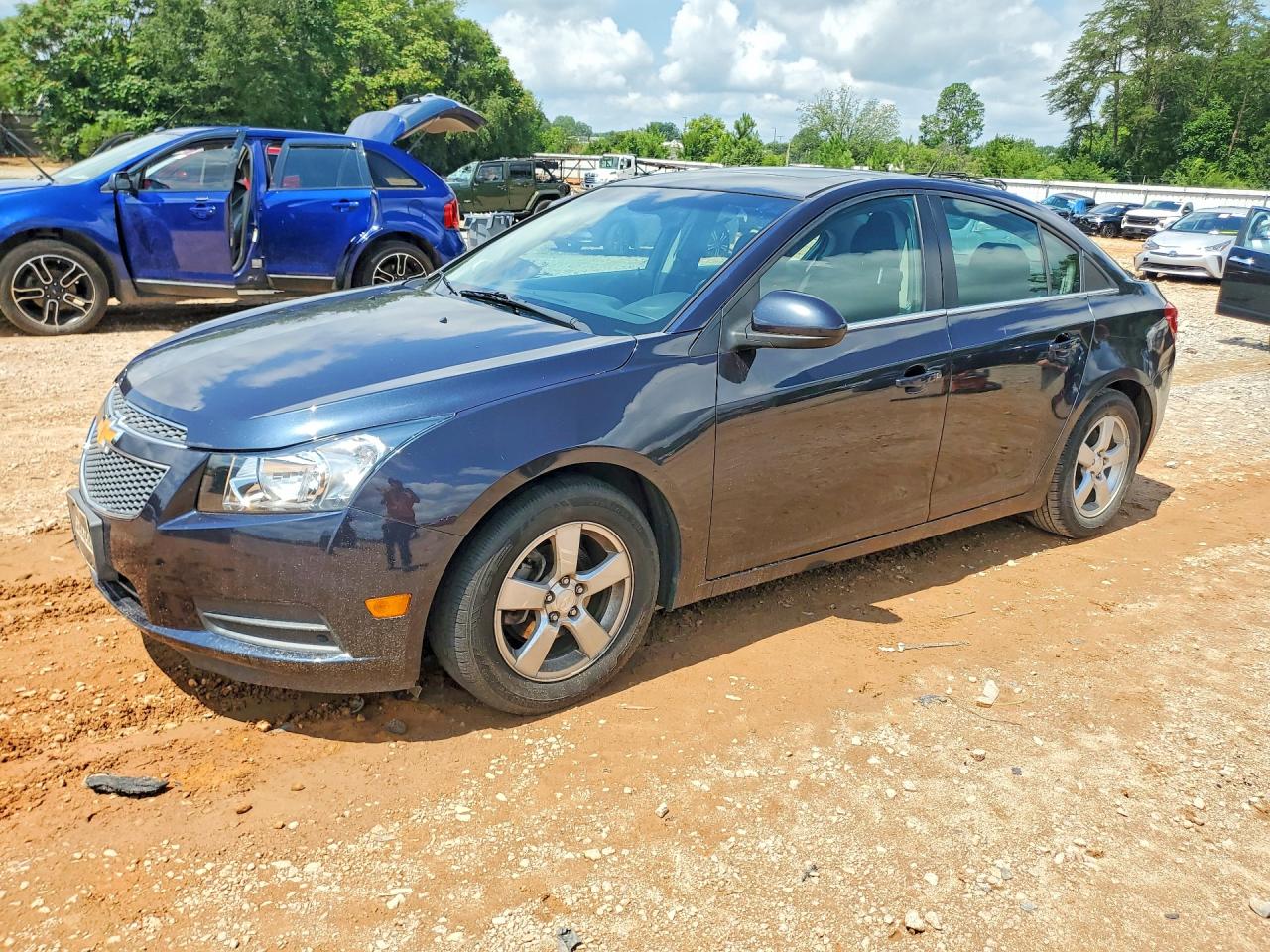 2014 Chevrolet Cruze Lt Blue vin: 1G1PC5SBXE7461358