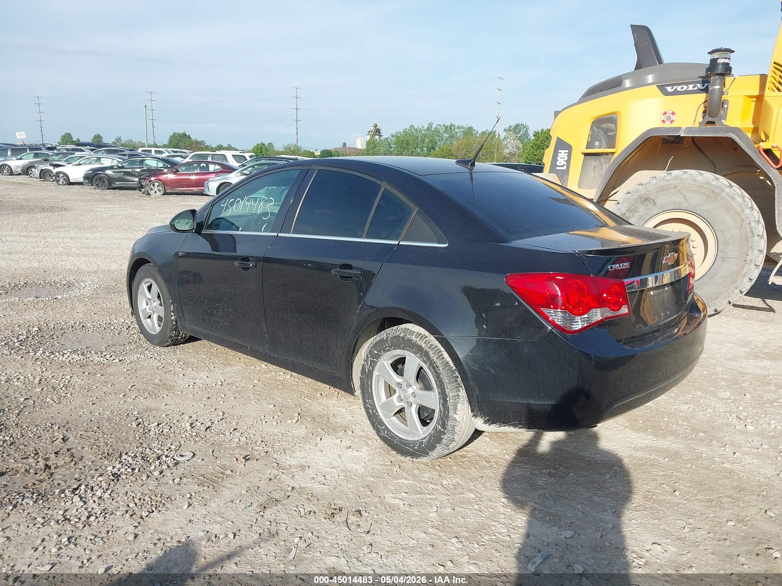 2014 Chevrolet Cruze 1lt Auto Black vin: 1G1PC5SBXE7475499